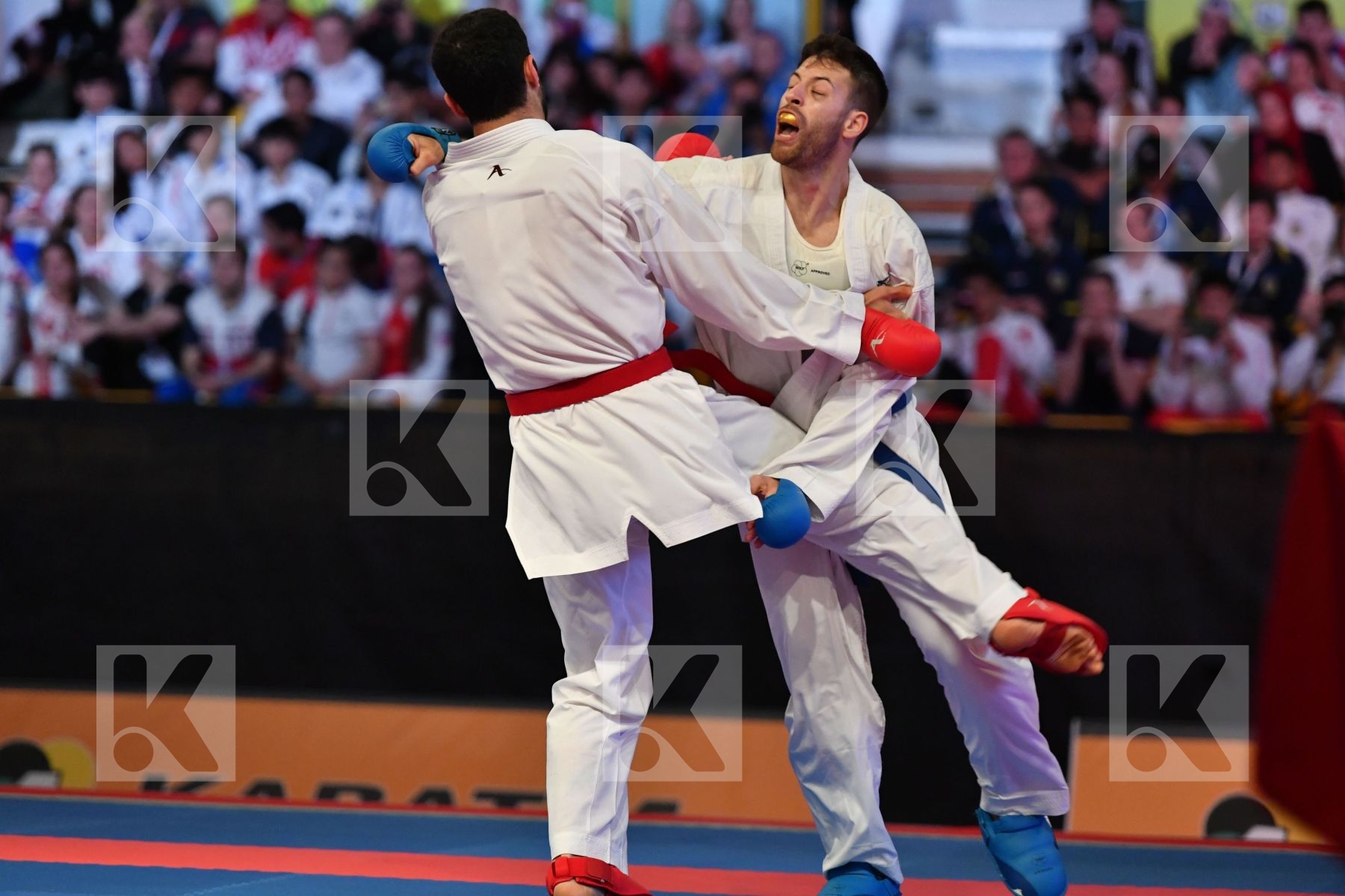 Aktas Ugur Greece Male kumite -84 kg Turkey Tzanos Georgios