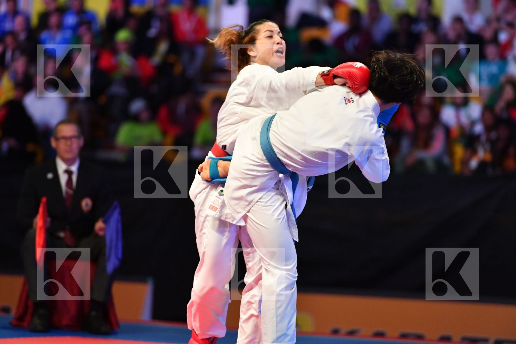 China Female kumite -61 kg Italy Pasqua Laura Yin Xiaoyan