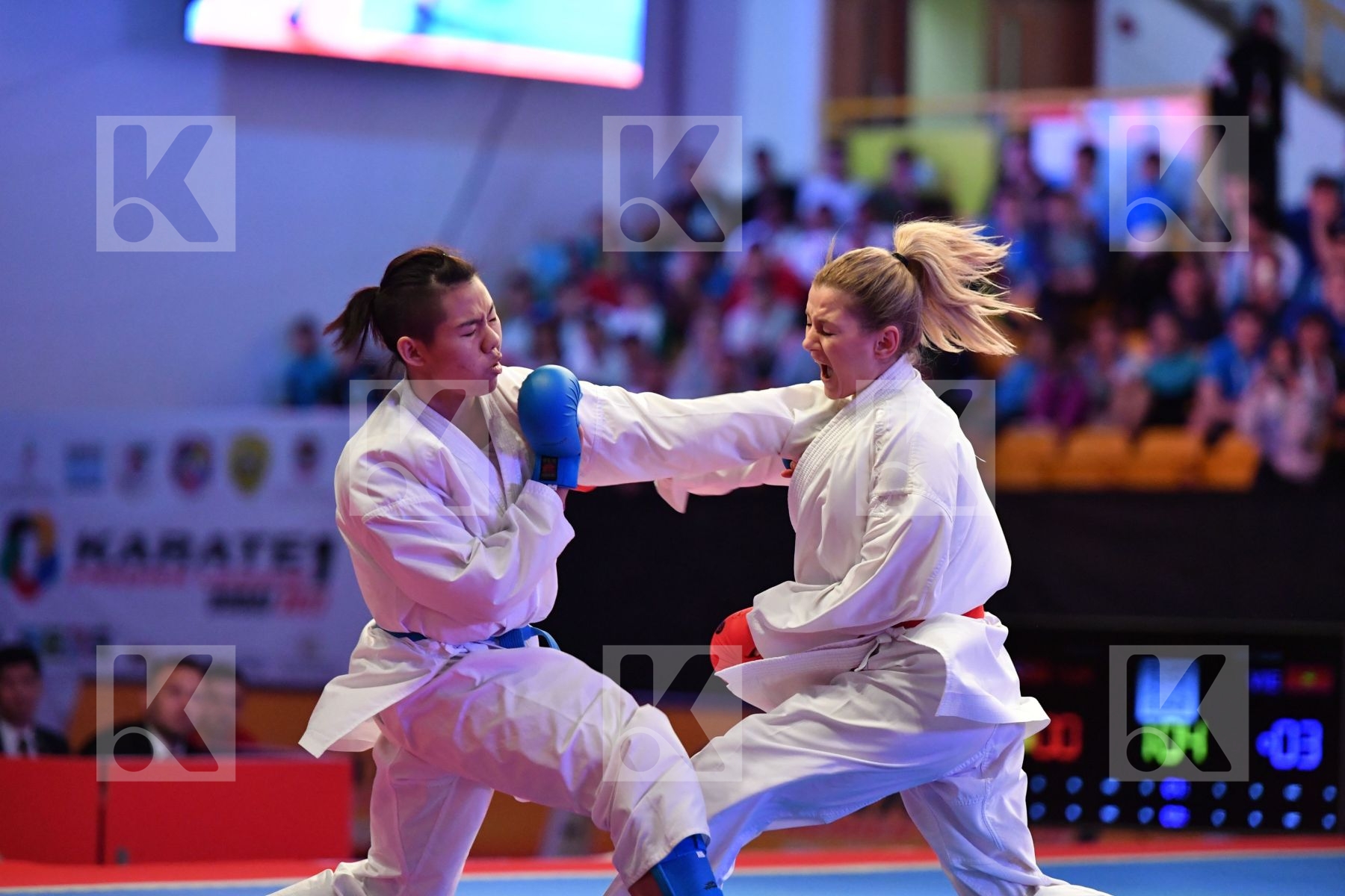 Female kumite -61 kg Thi ngoan Nguyen Turkey Viet nam Yakan Tuba
