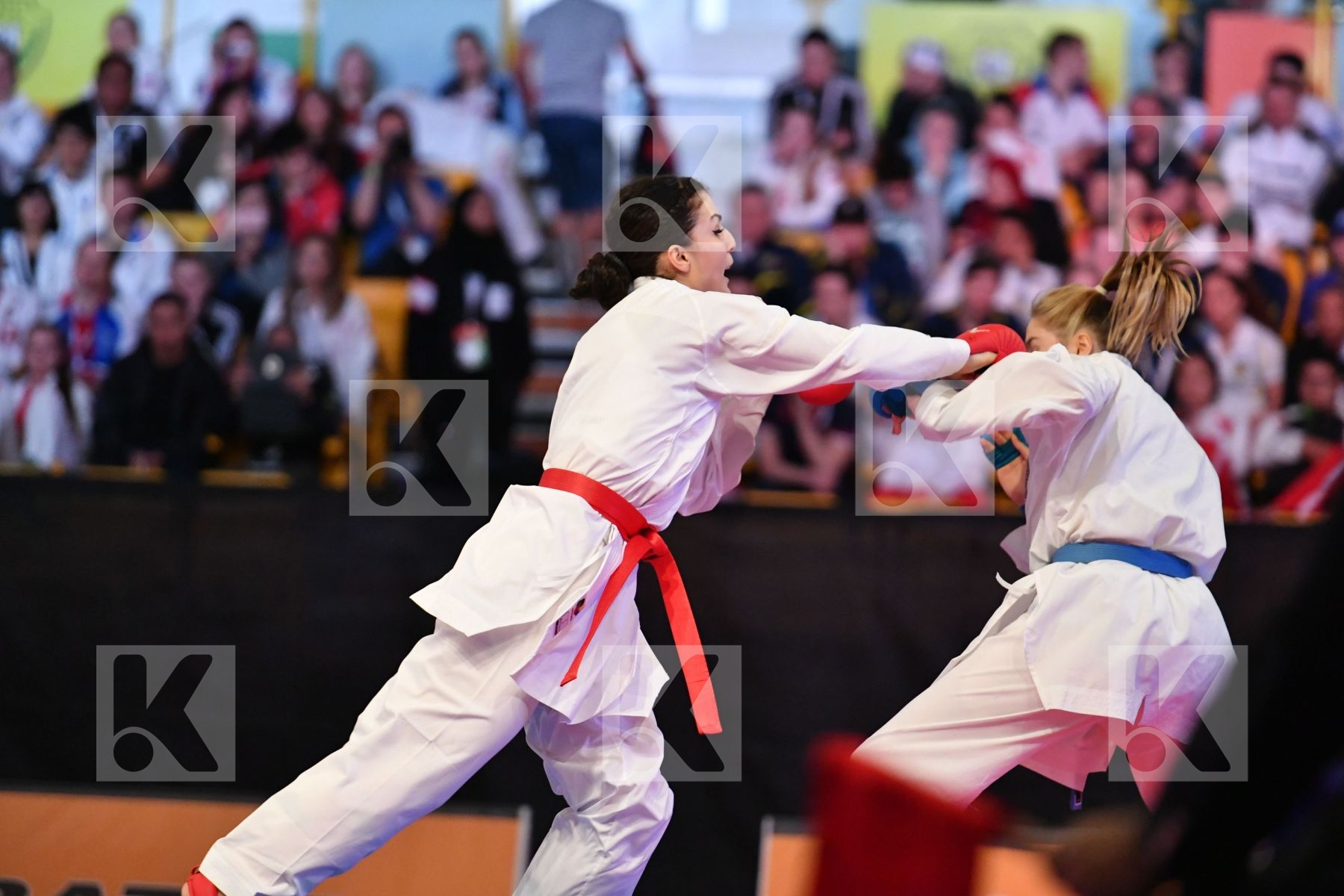 England Female kumite -68 kg Greece Karwacinski Kate Panetsidou