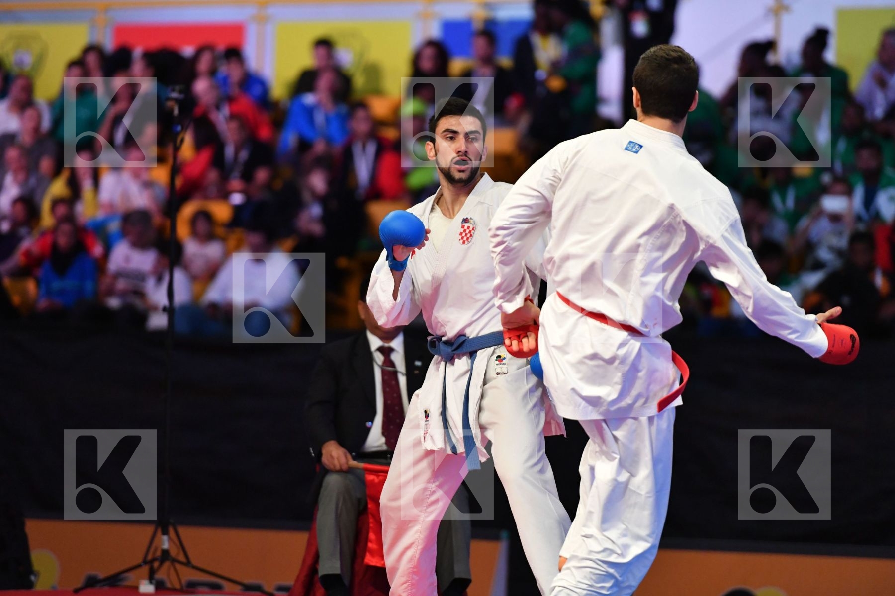 Croatia Italy Kvesic Andjelo Male kumite 84+ kg Marino Simone