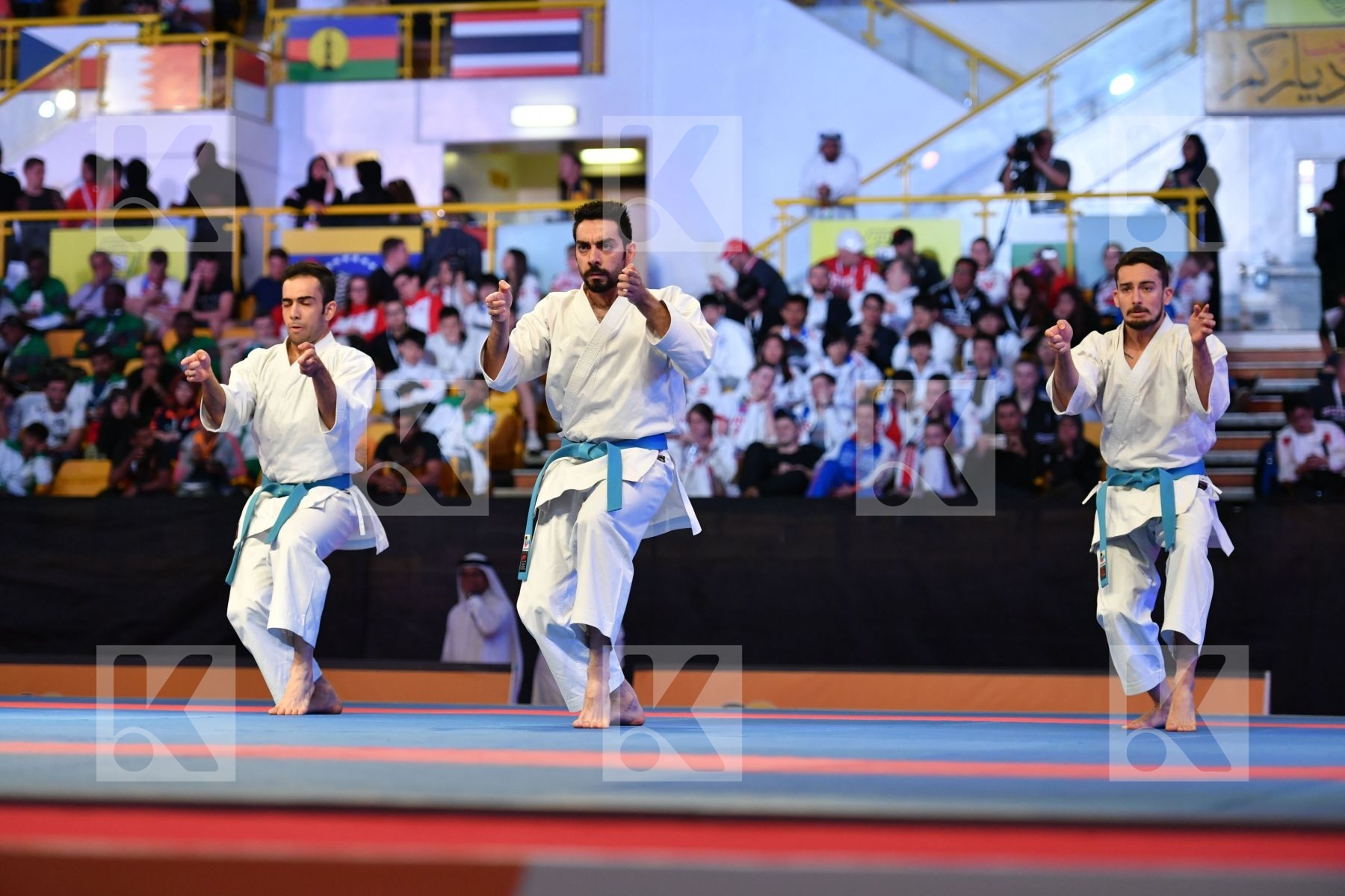 Iran Iran Iran Male team kata Unsu