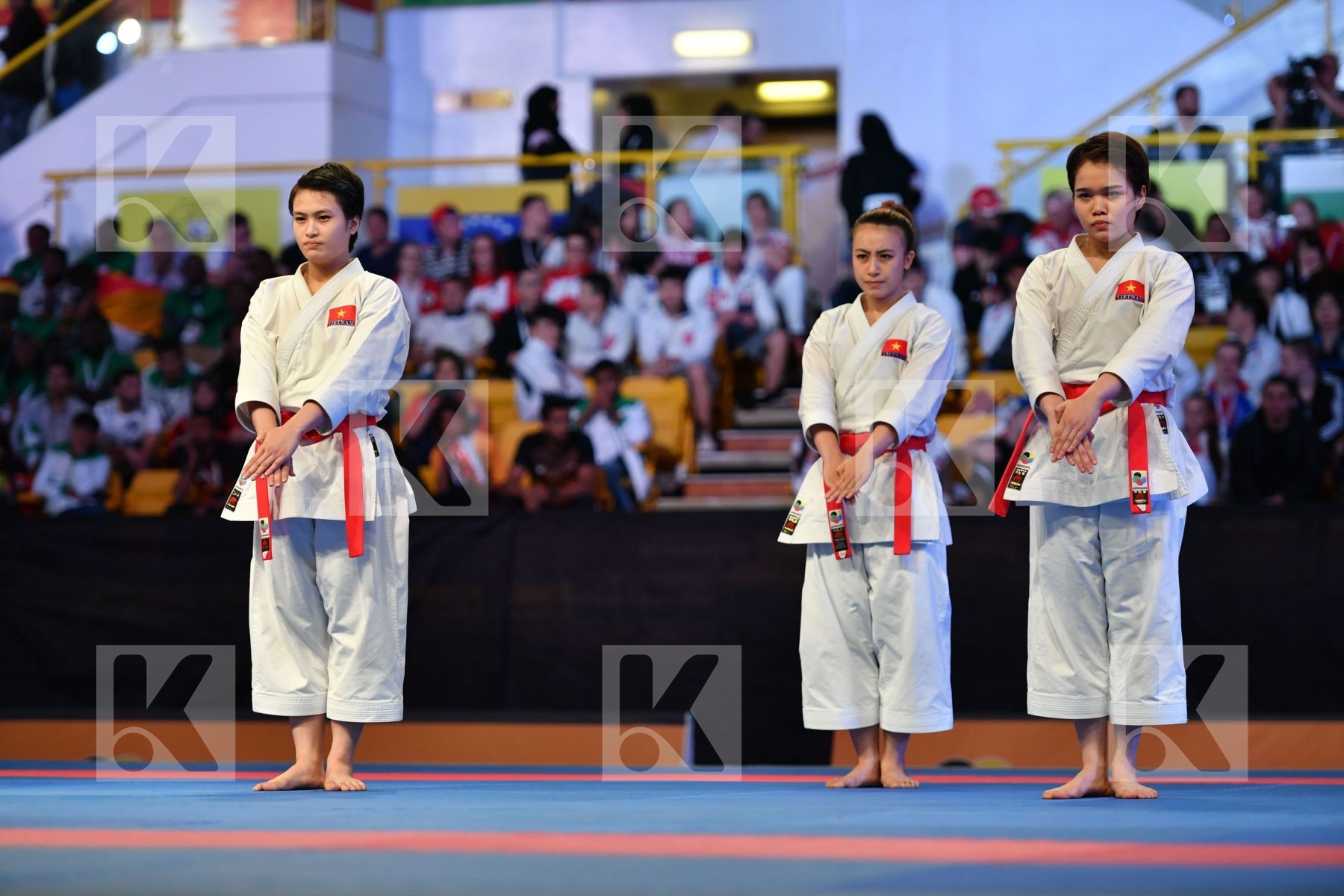 Female team kata Unshu Viet nam Vietnam Vietnam