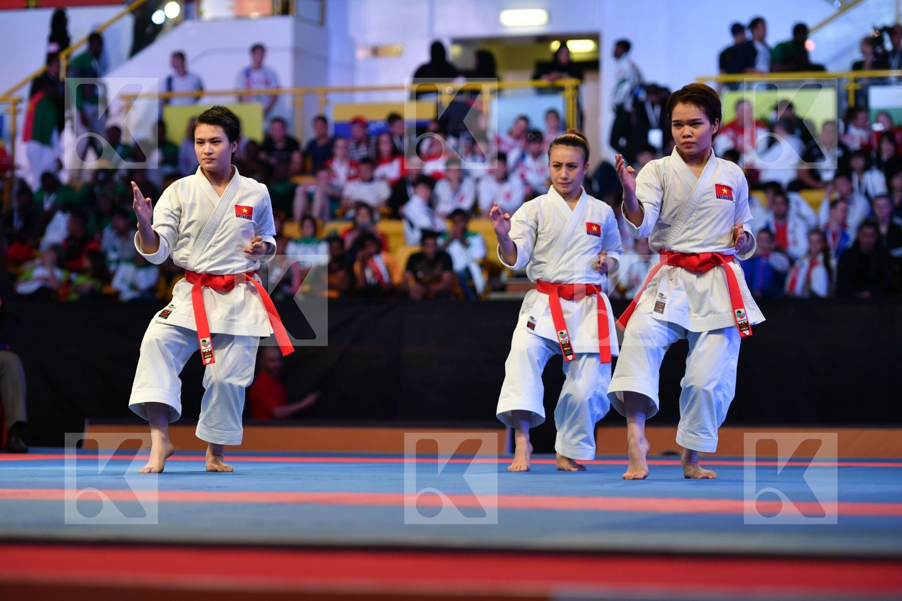 Female team kata Unshu Viet nam Vietnam Vietnam