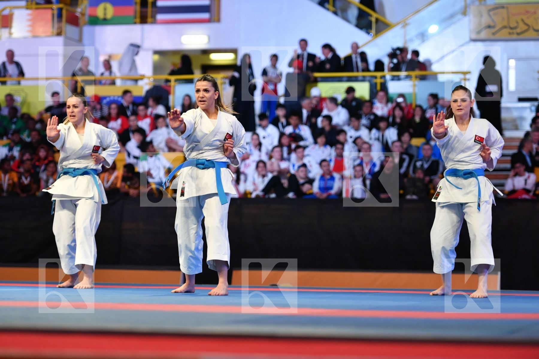 Female team kata Turkey Turkey Turkey