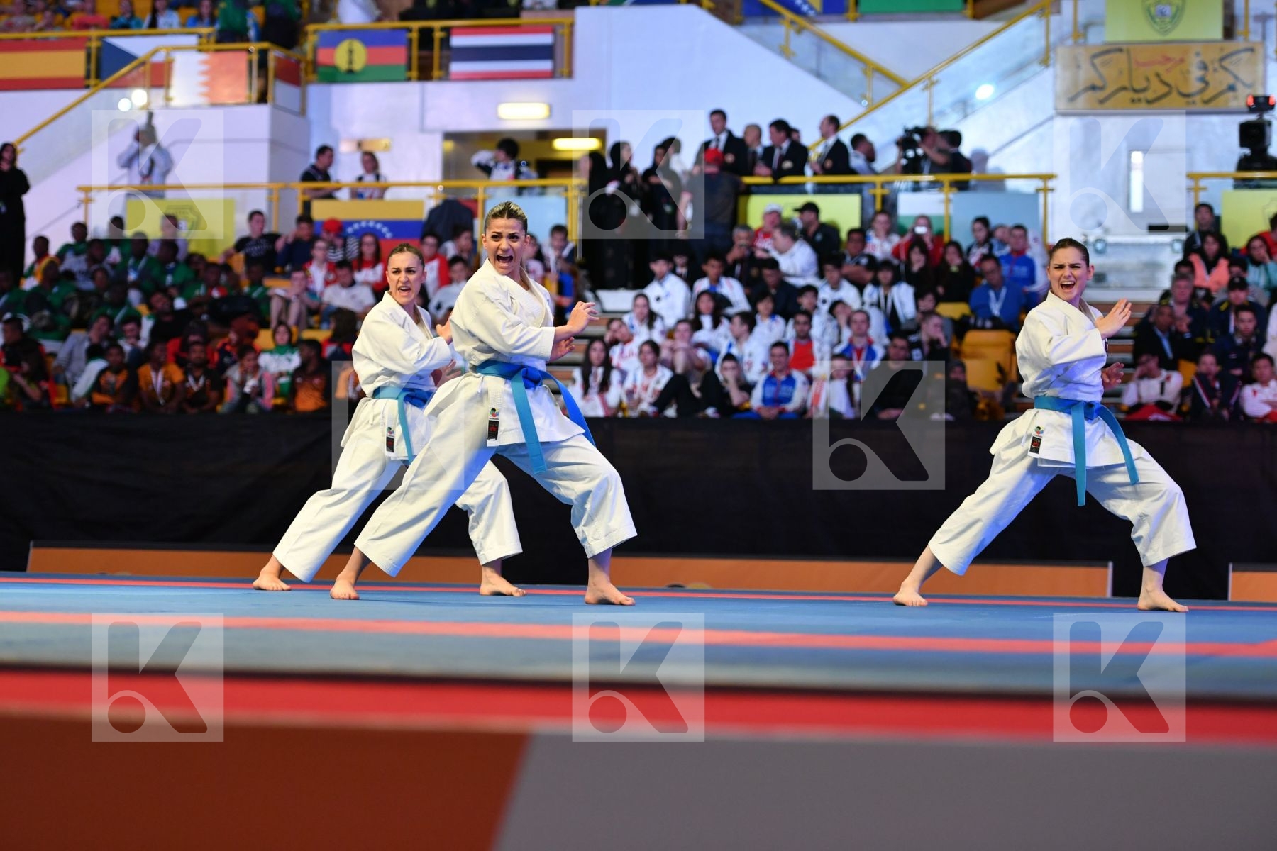 Female team kata Turkey Turkey Turkey