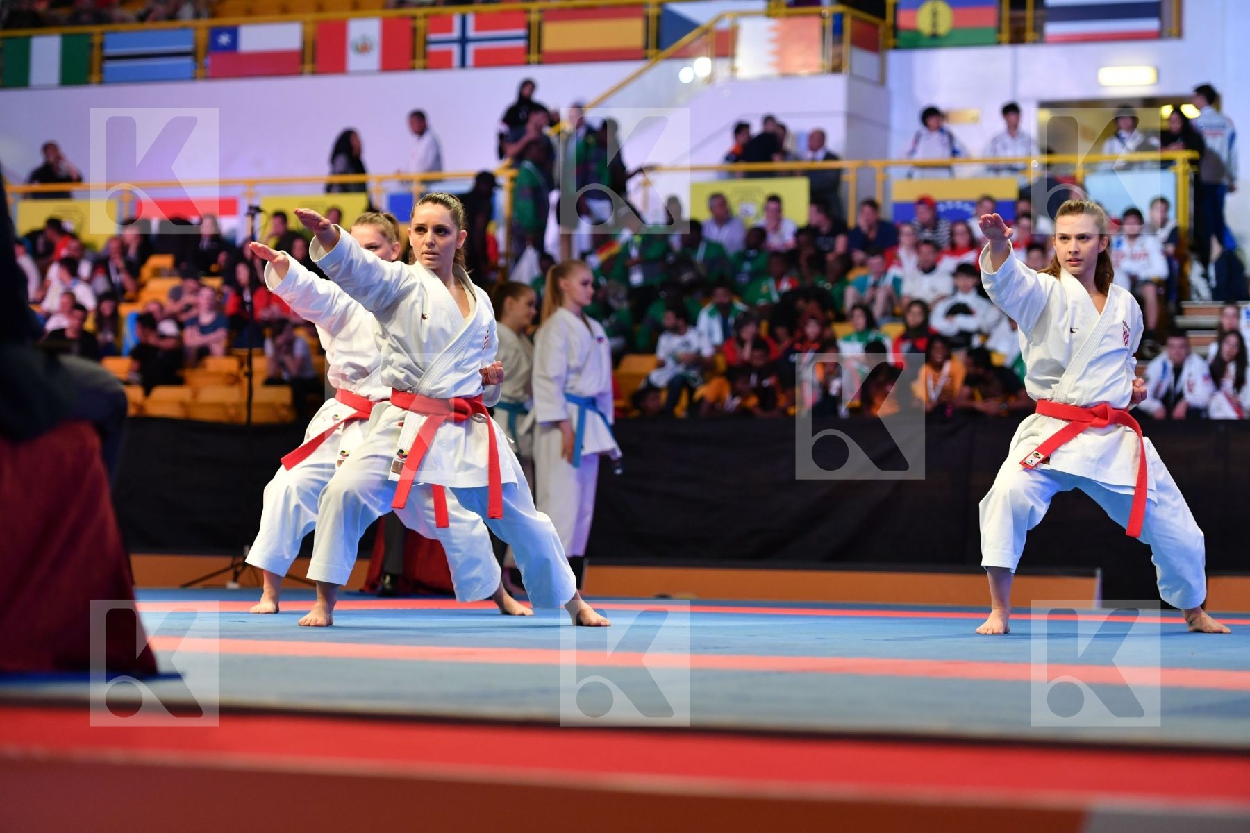 Croatia Croatia Croatia Female team kata Goju shiho sho
