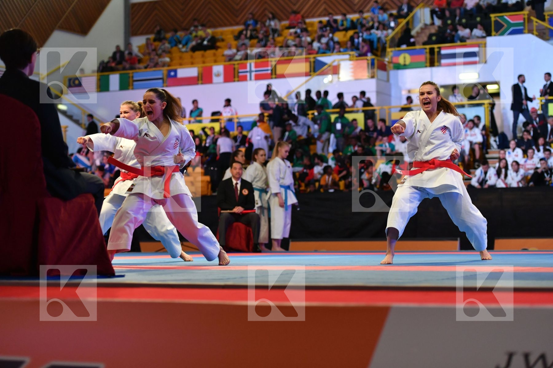 Croatia Croatia Croatia Female team kata Goju shiho sho