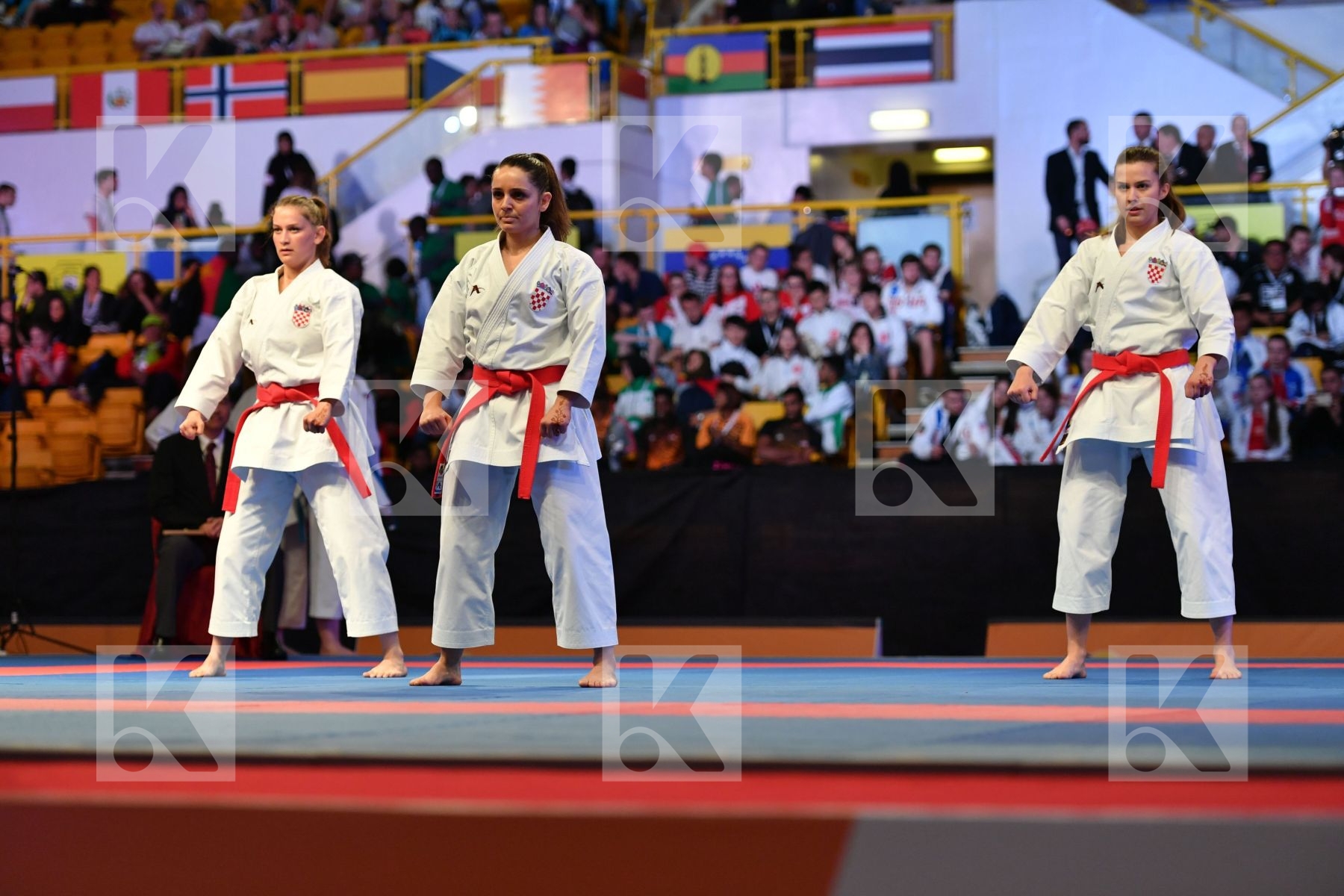 Croatia Croatia Croatia Female team kata Goju shiho sho