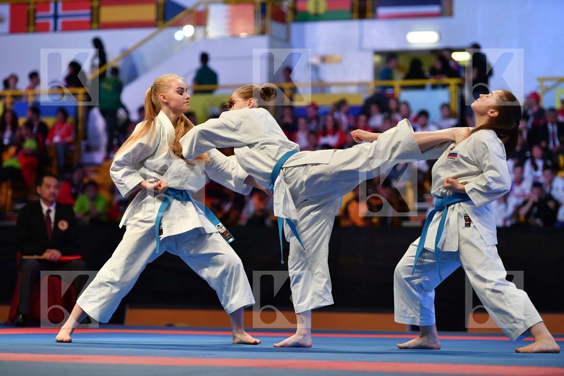 Female team kata Russia Russia Russian federation Unsu