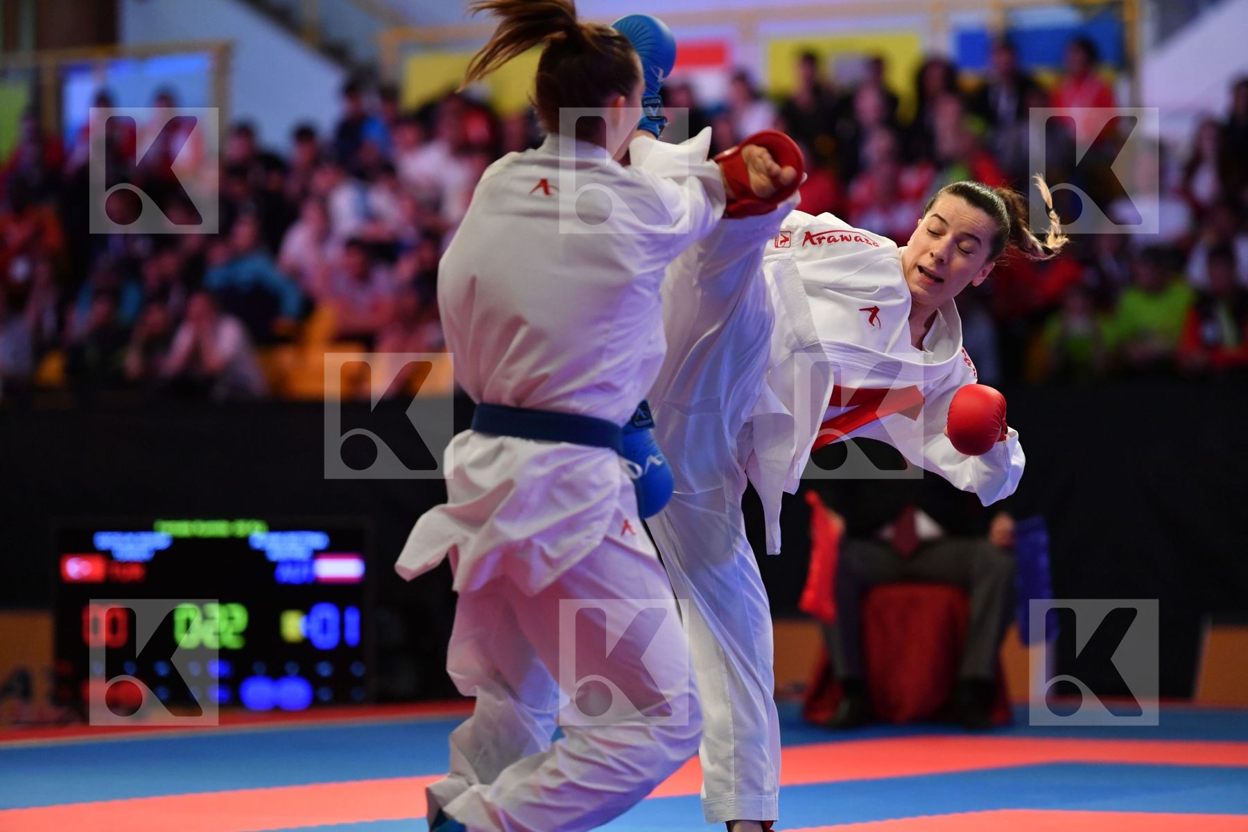 Austria Female kumite -50 kg < LRBarcodes Ozcelik Serap Plank Be