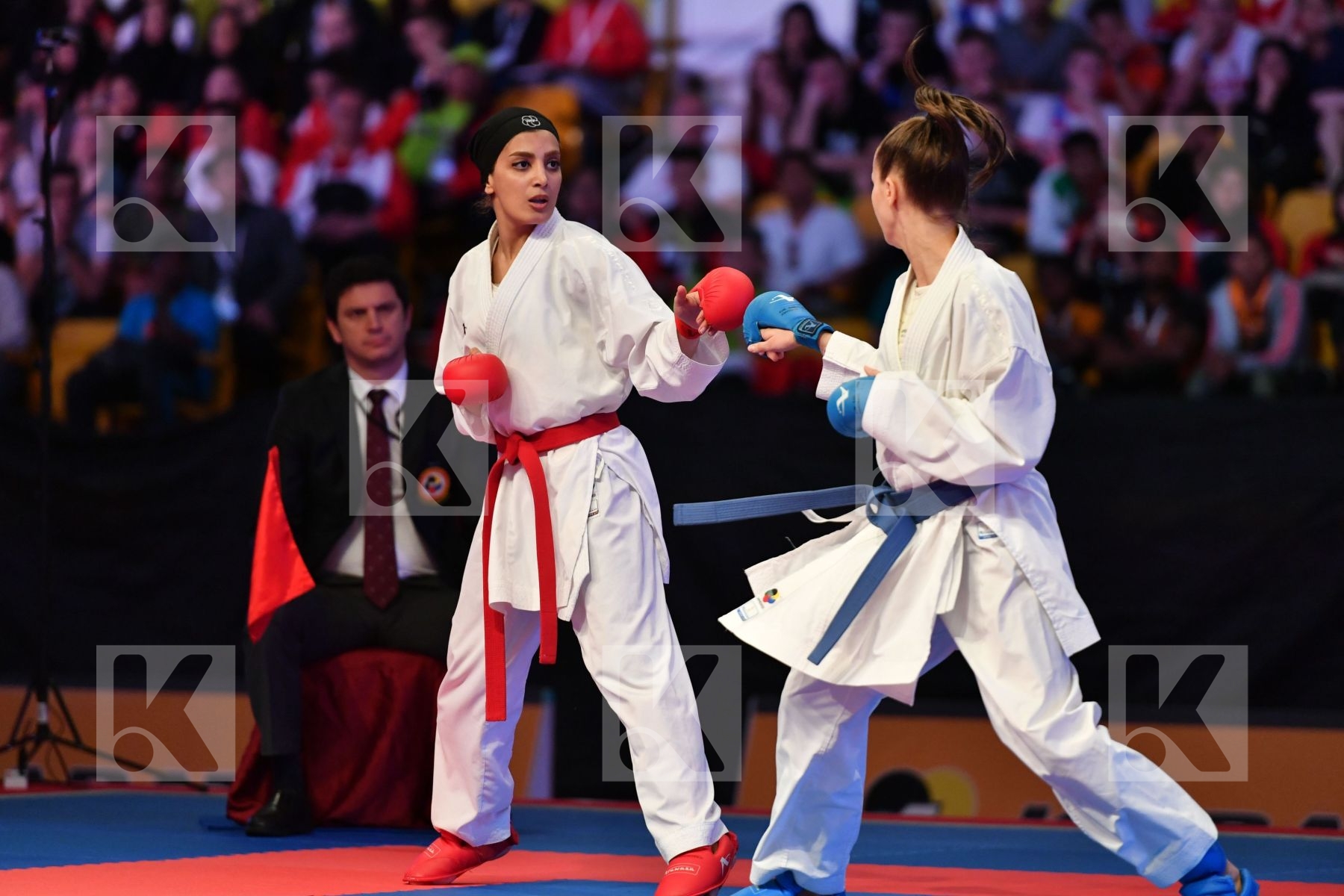 Chalaki Fatemeh Female kumite -55 kg Finashkina Valeria Iran Rus