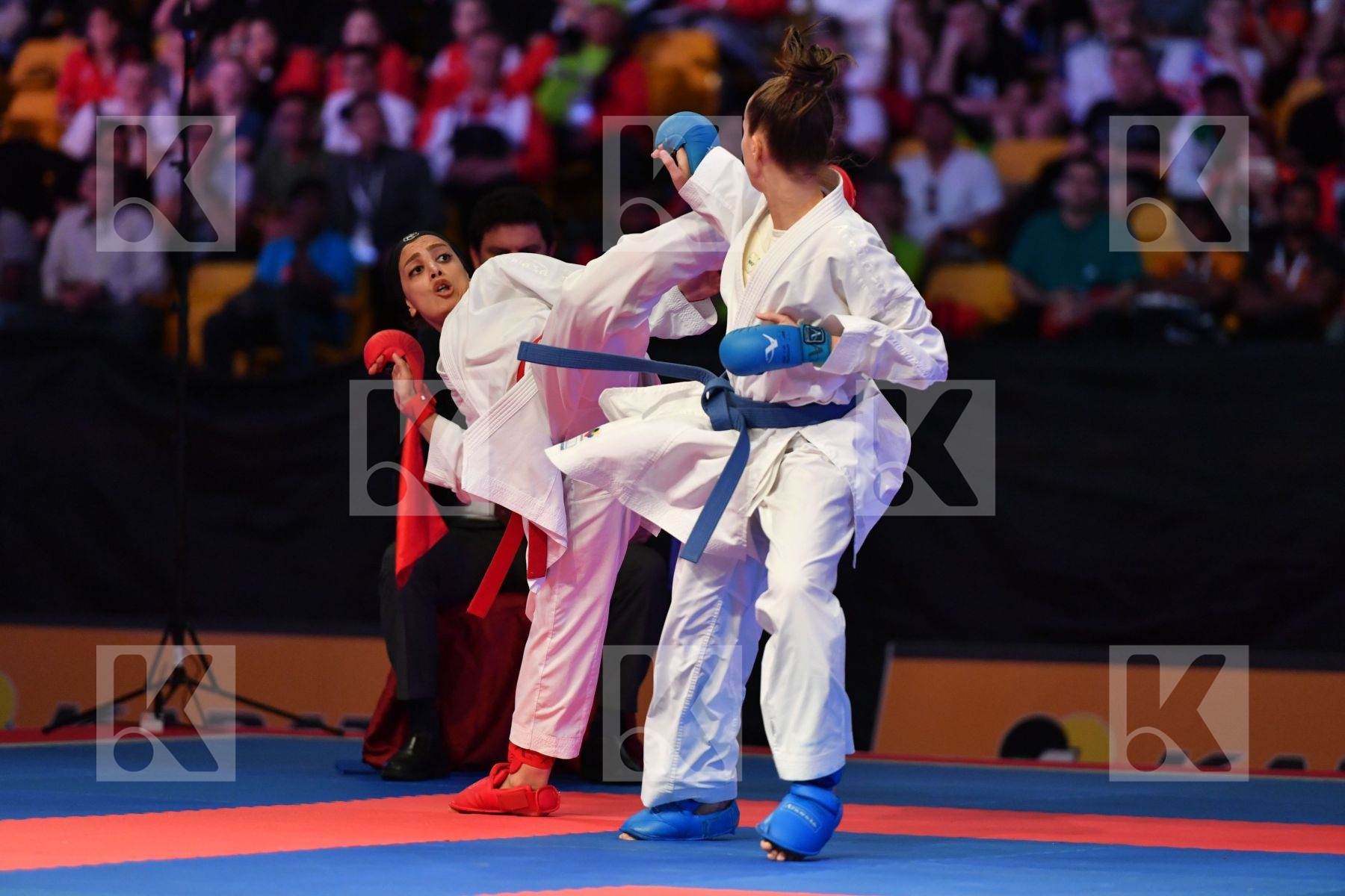 Chalaki Fatemeh Female kumite -55 kg Finashkina Valeria Iran Rus
