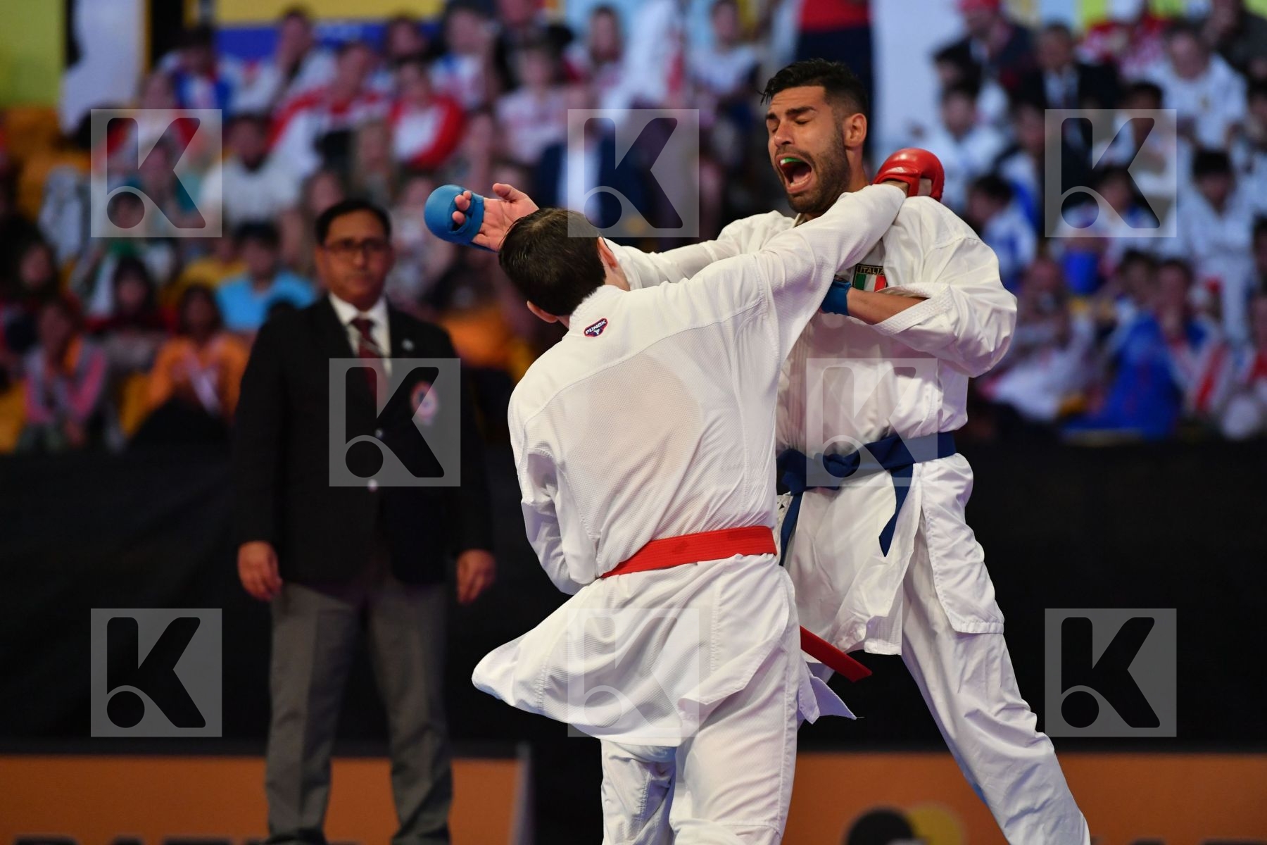 Busa Luigi Italy Male kumite -75 kg Scott Thomas United states