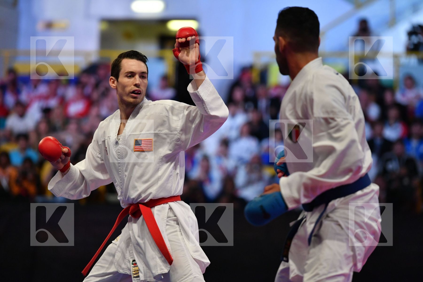 Busa Luigi Italy Male kumite -75 kg Scott Thomas United states
