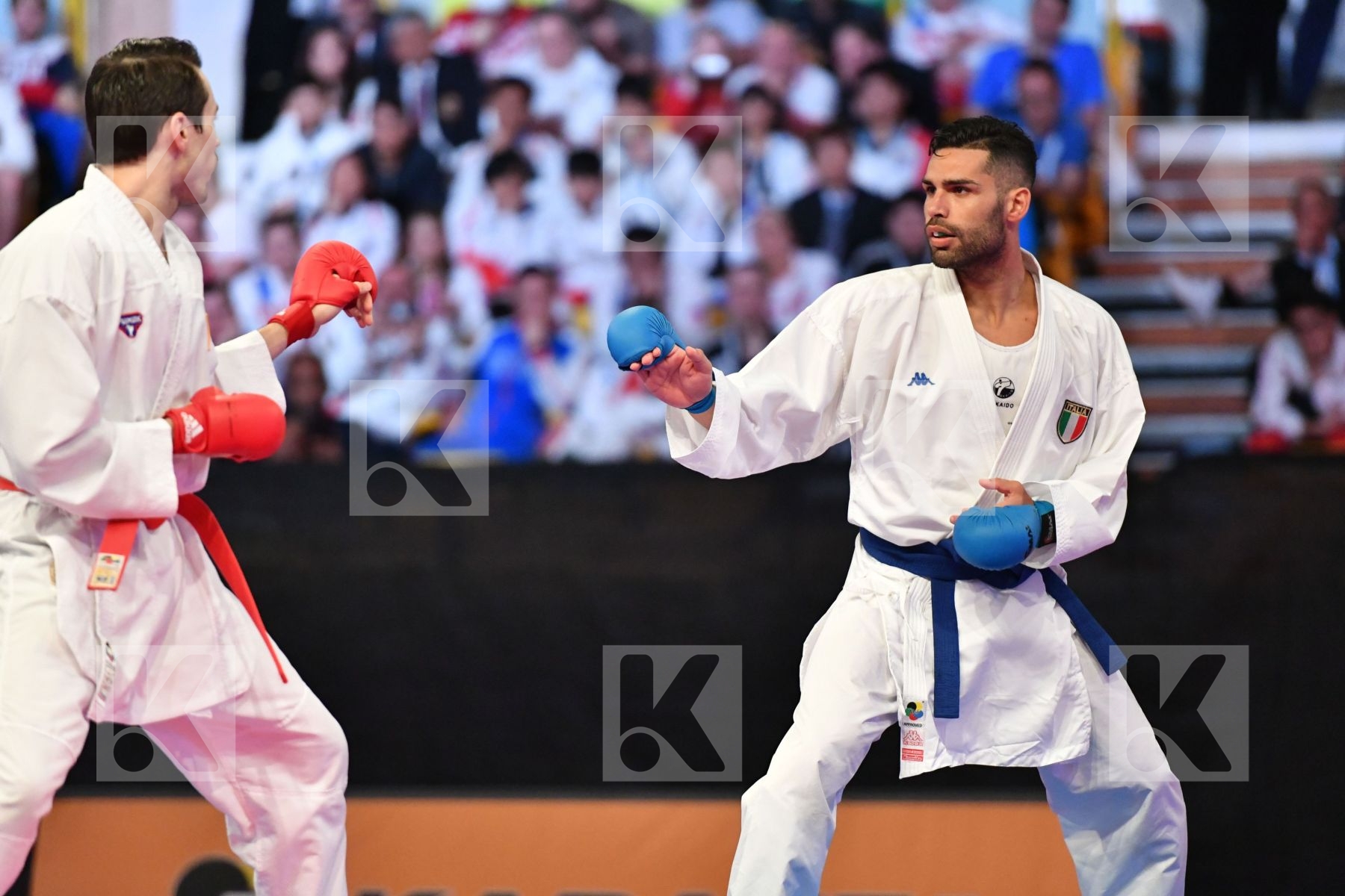 Busa Luigi Italy Male kumite -75 kg Scott Thomas United states