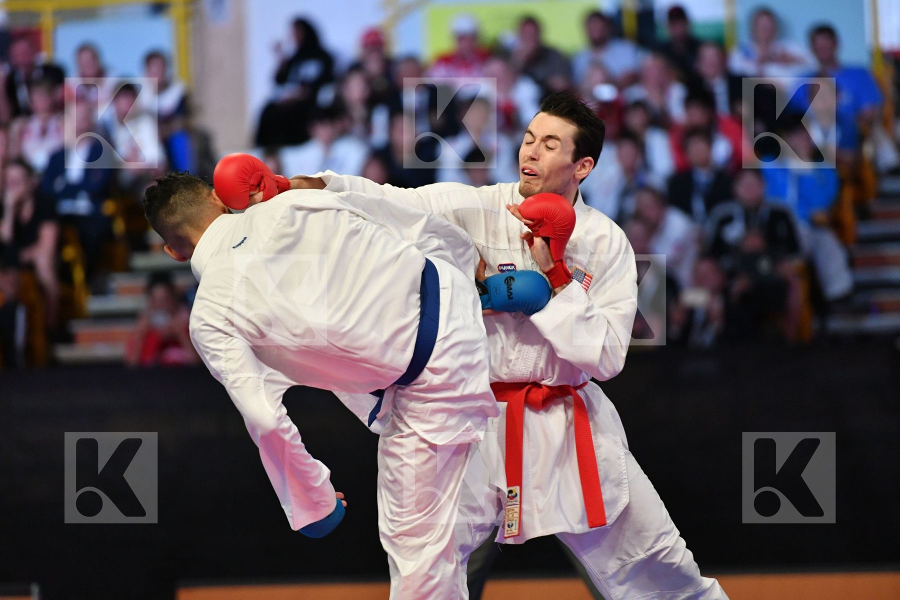Busa Luigi Italy Male kumite -75 kg Scott Thomas United states