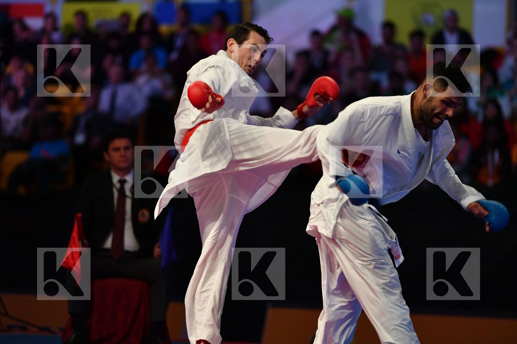 Busa Luigi Italy Male kumite -75 kg Scott Thomas United states
