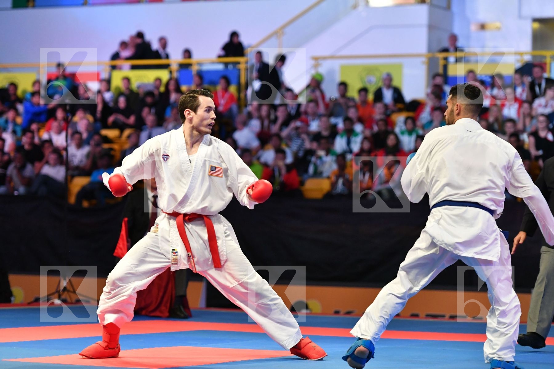 Busa Luigi Italy Male kumite -75 kg Scott Thomas United states