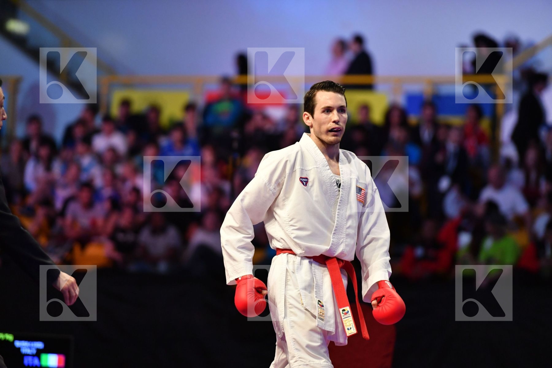 Busa Luigi Italy Male kumite -75 kg Scott Thomas United states