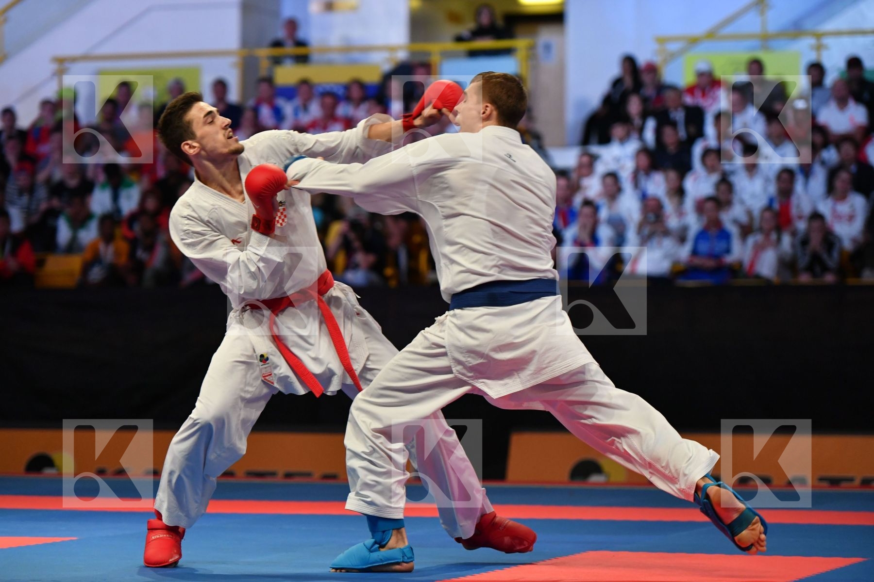 Croatia Granovesov Ilya Kvesic Ivan Male kumite -84 kg Russian f