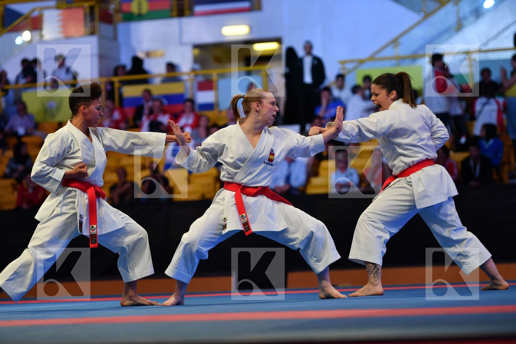 Female team kata Paiku Spain