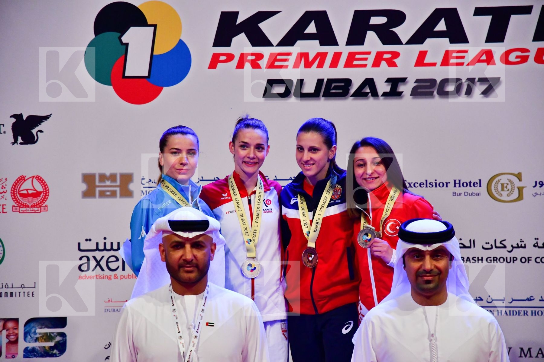 Austria Bas Sevil Female kumite -50 kg Milivojcevic Jelena Ozcel