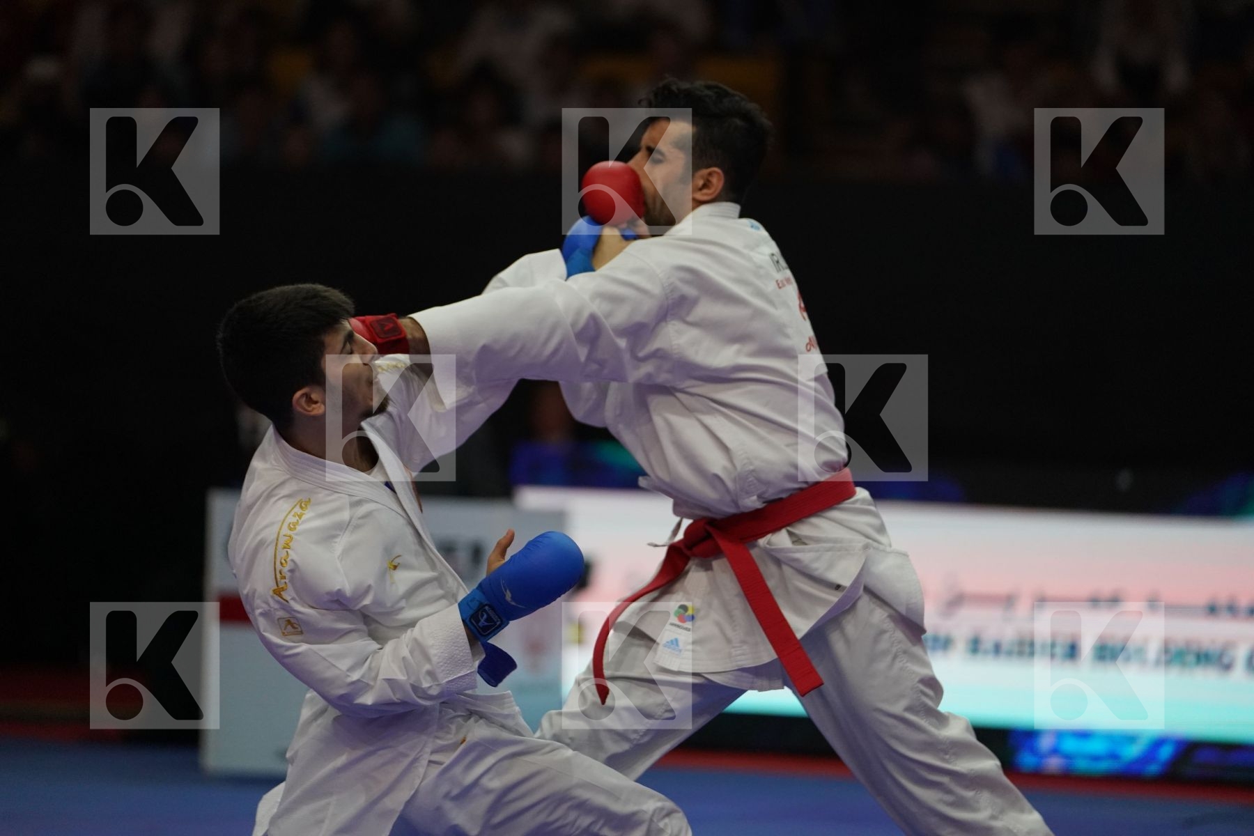 HASSANNIAIDEILAMI MAJID (ISLAMIC REPUBLIC OF IRAN) VS SAMDAN ERAY (TURKEY) in Senior Kumite -60 Kg - Bronze bout