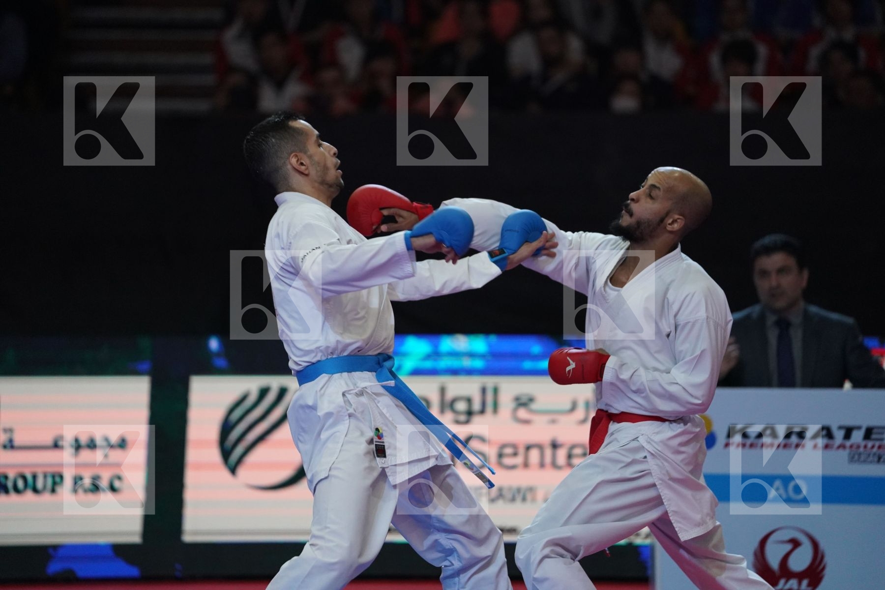 ALKHATHAMI FAHAD (SAUDI ARABIA) VS DERAFSHIPOUR HAMOON (ISLAMIC REPUBLIC OF IRAN) in Senior Kumite -67 Kg - Bronze bout