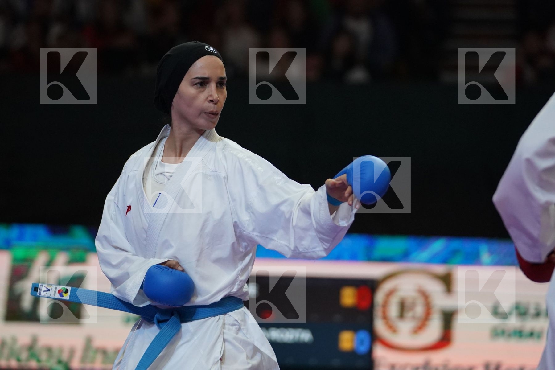 COBAN MERVE (TURKEY) VS ALIPOURKESHKA ROZITA (ISLAMIC REPUBLIC OF IRAN) in Senior Kumite -61 Kg - Bronze bout