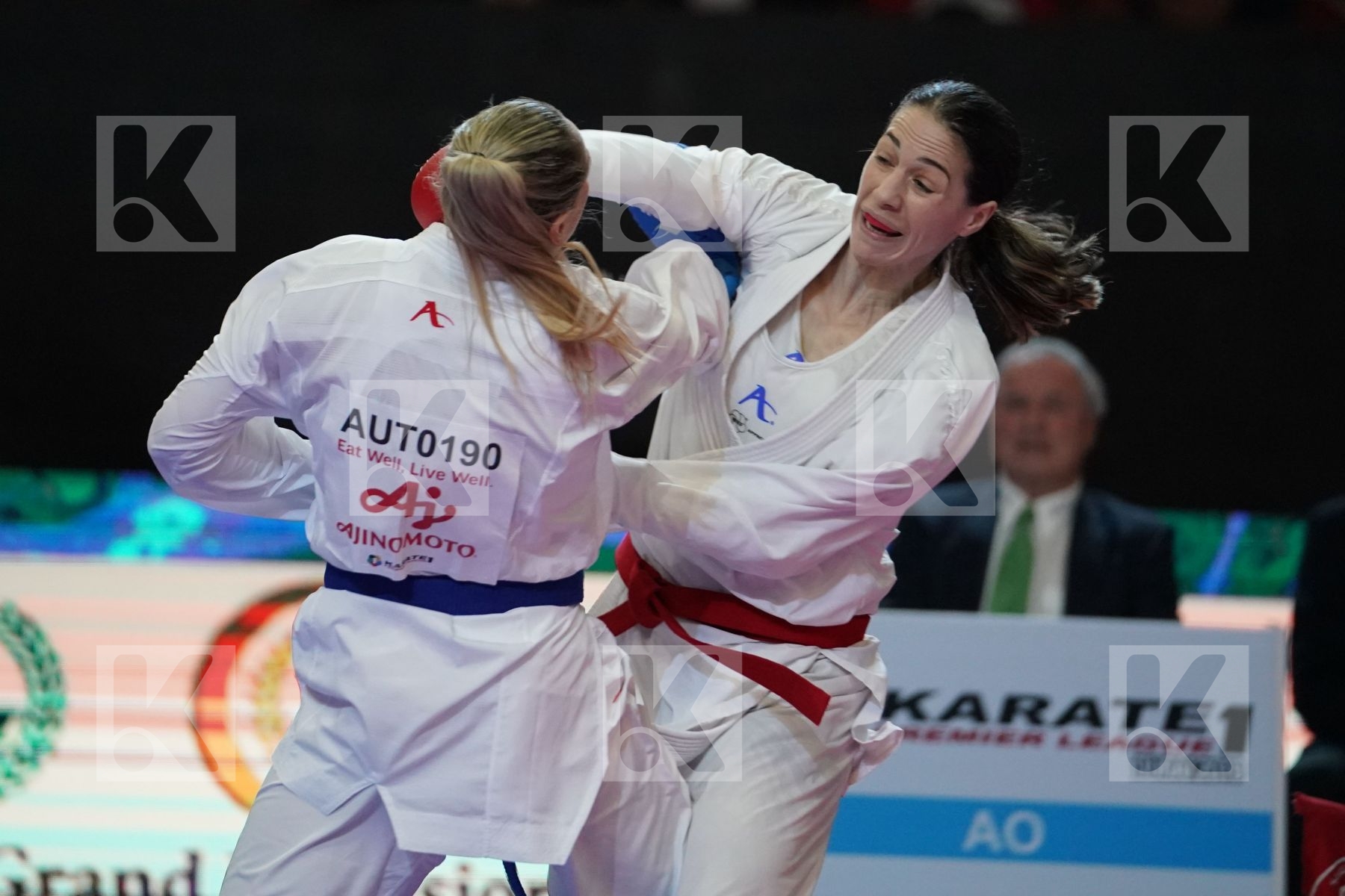 RAKOVIC MARINA (MONTENEGRO) VS BUCHINGER ALISA (AUSTRIA) in Senior Kumite -68 Kg - Bronze bout