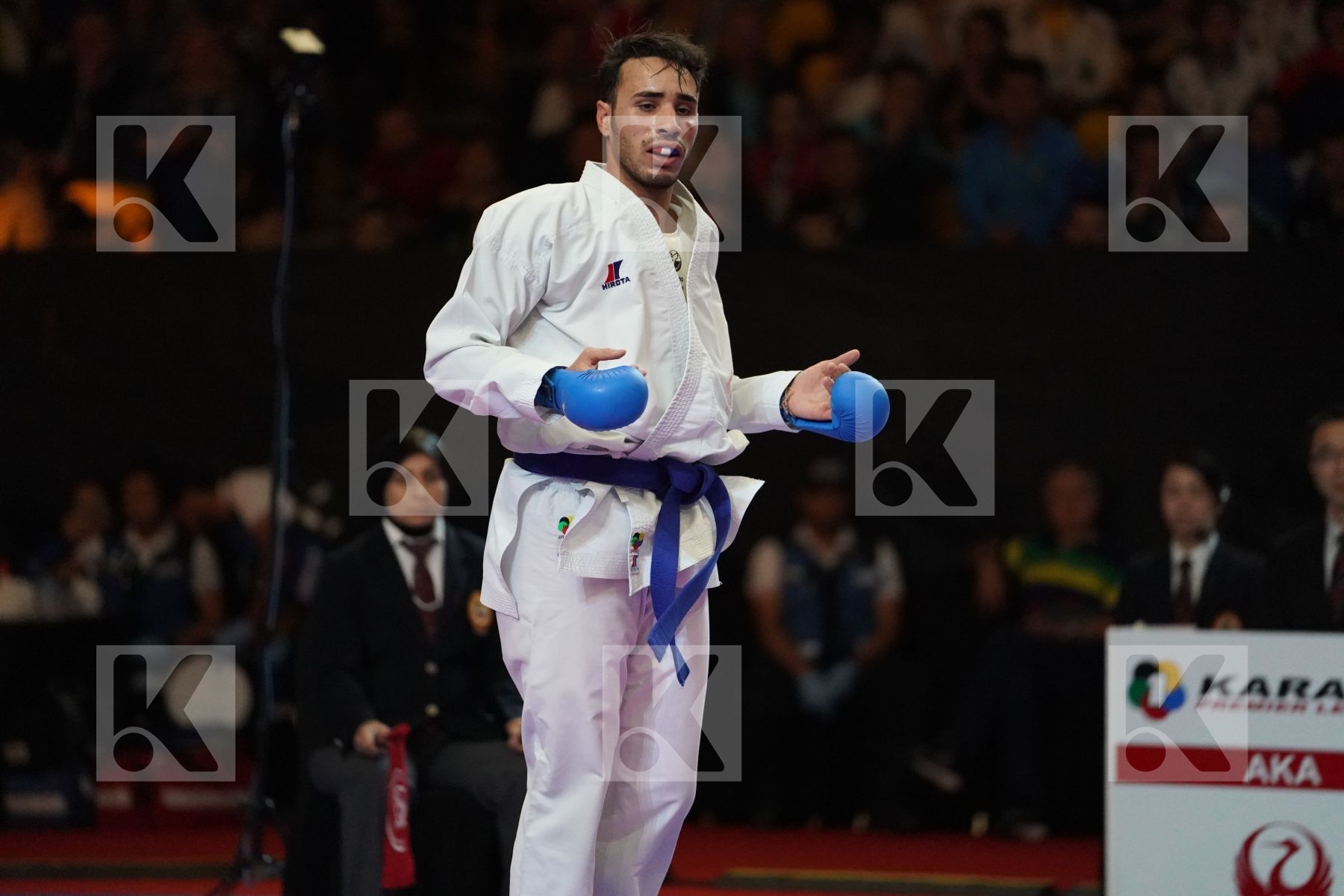 KOIKE MAKOTO (JAPAN) VS ABDESSELEM FAROUK (FRANCE) in Senior Kumite -84 Kg - Bronze bout