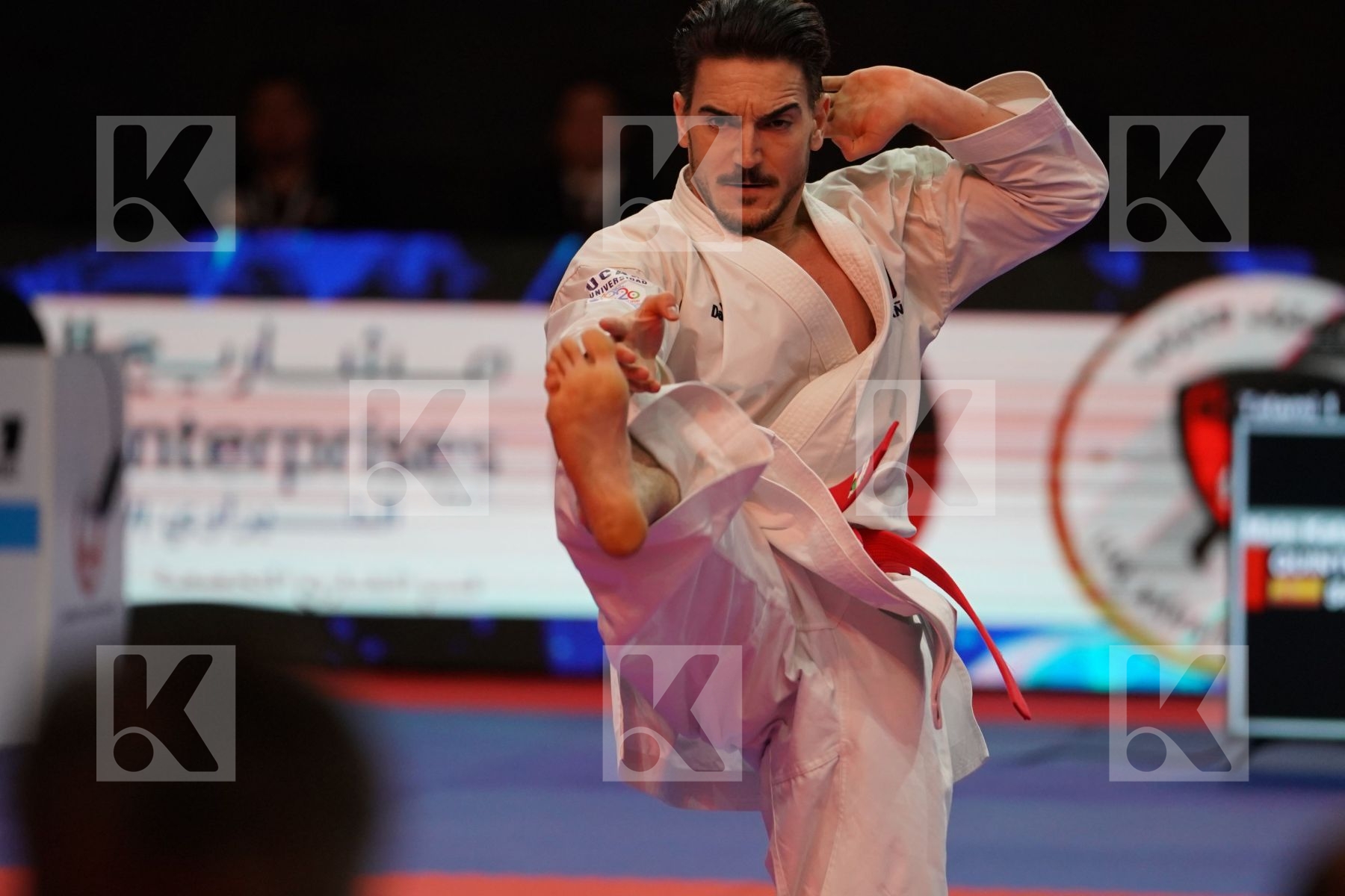 QUINTERO CAPDEVILA DAMIAN HUGO (SPAIN) in Senior Male Kata - Gold bout