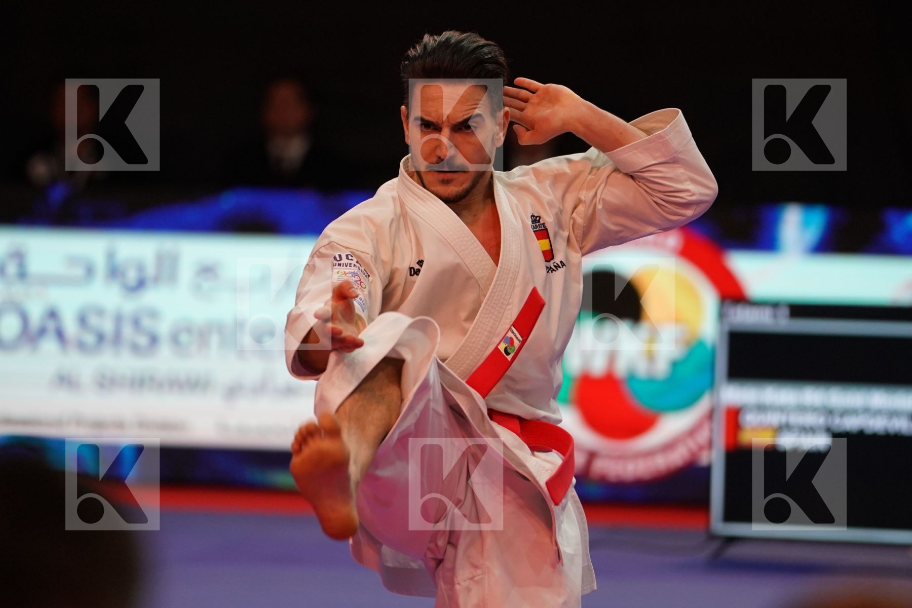 QUINTERO CAPDEVILA DAMIAN HUGO (SPAIN) in Senior Male Kata - Gold bout