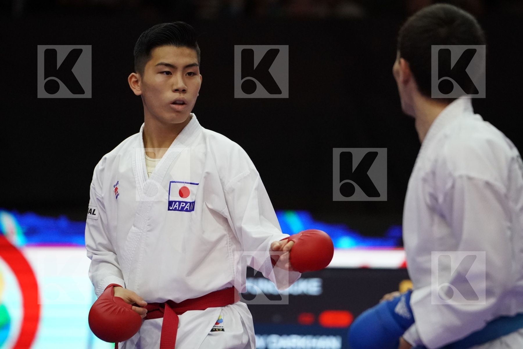 MINAMI YUNOSUKE (JAPAN) VS ASSADILOV DARKHAN (KAZAKHSTAN) in Senior Kumite -60 Kg - Gold bout