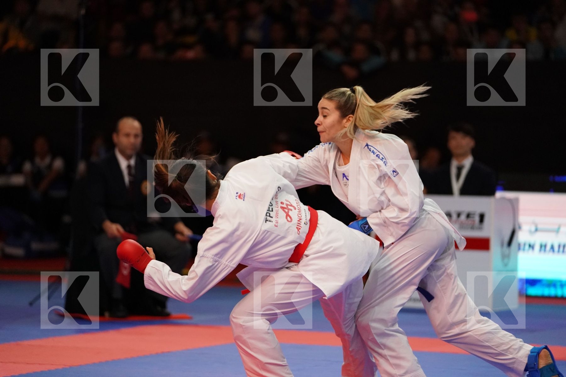 WEN TZU-YUN (CHINESE TAIPEI) VS TERLIUGA ANZHELIKA (UKRAINE) in Senior Kumite -55 Kg - Gold bout