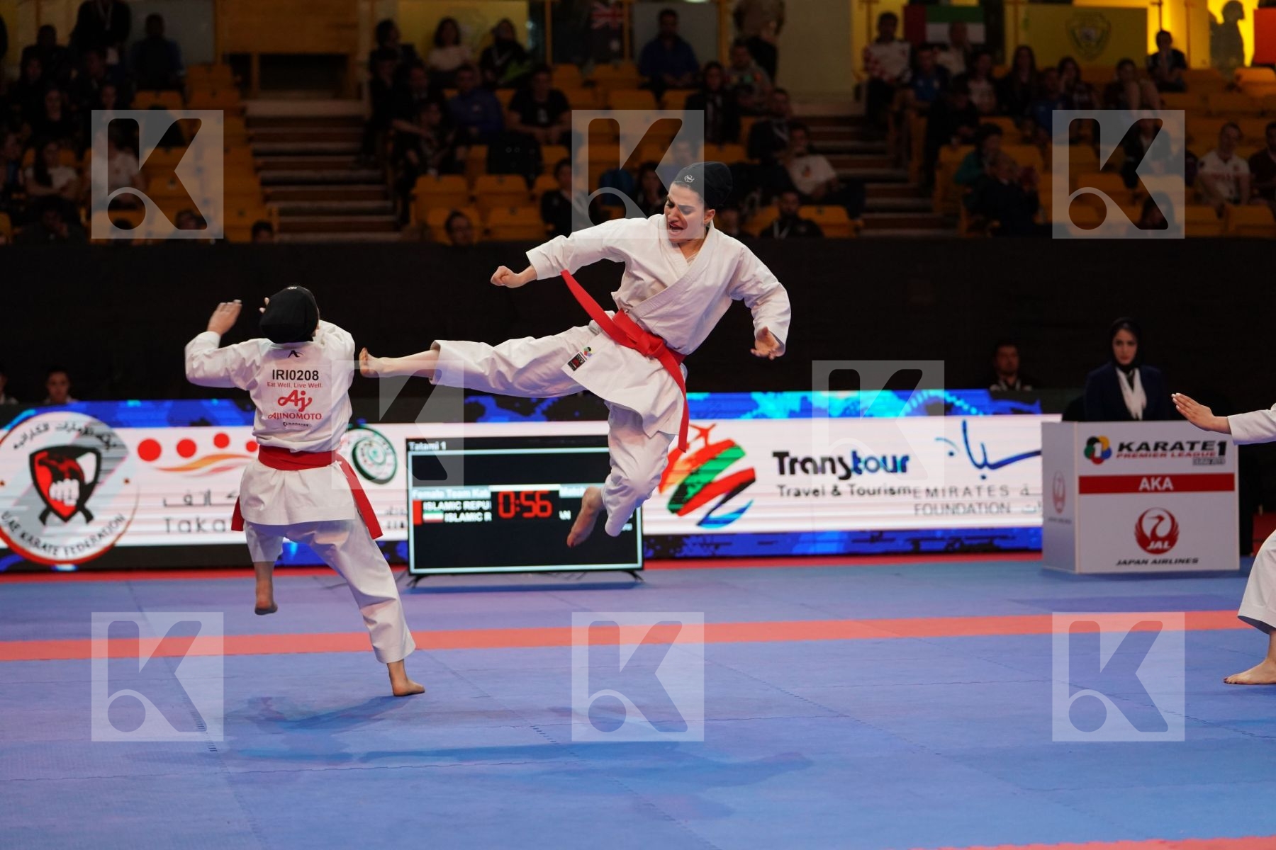 IRAN in Senior Team Female Kata - Gold bout