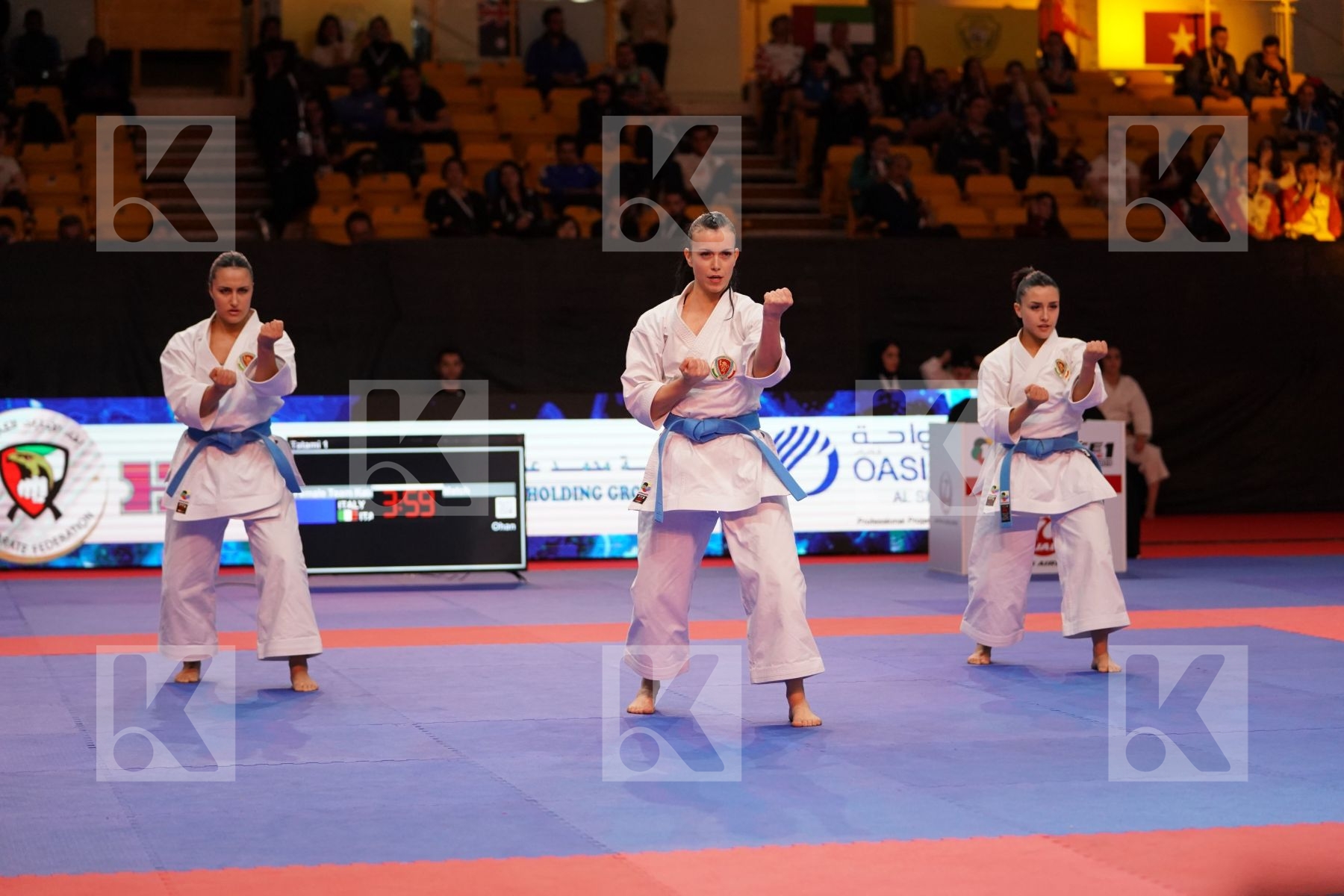 ITALY in Senior Team Female Kata - Gold bout