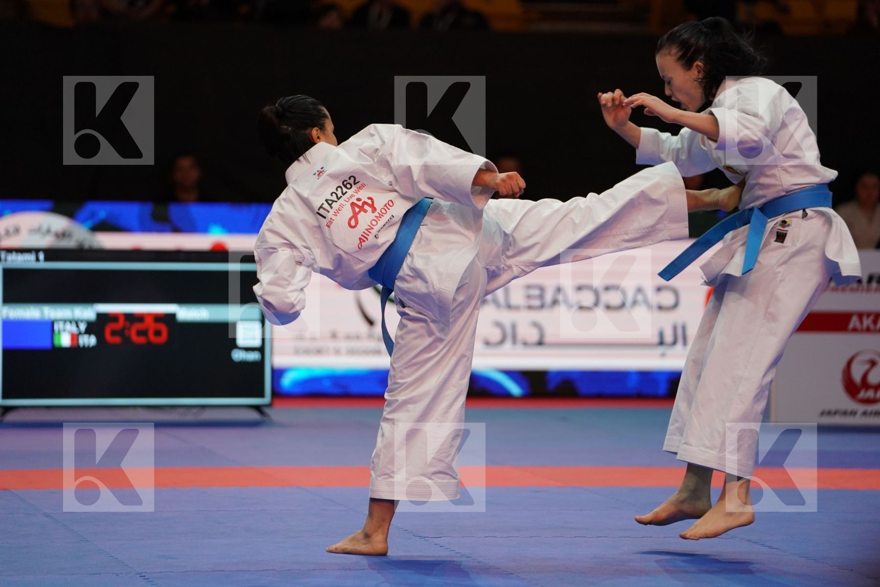 ITALY in Senior Team Female Kata - Gold bout