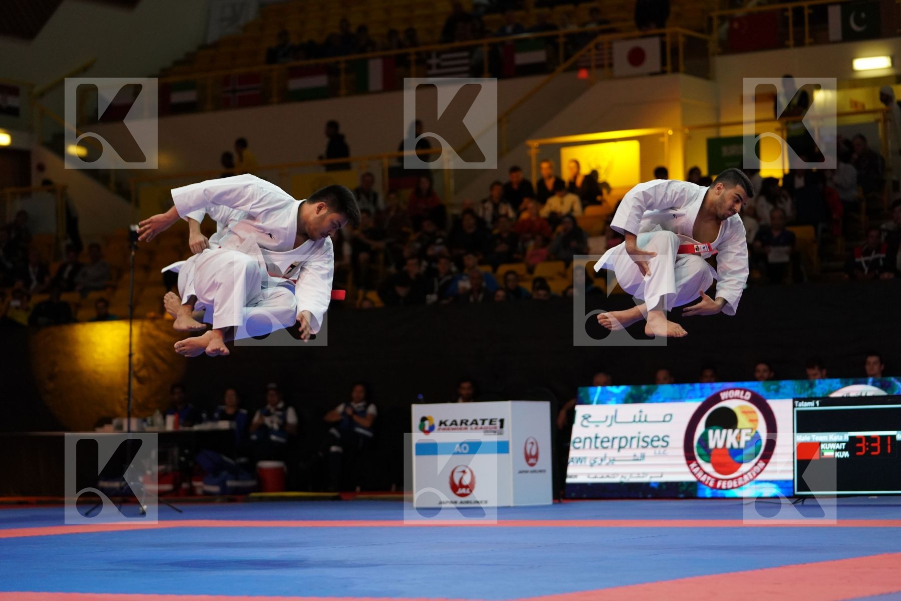 KUWAIT in Senior Team Male Kata - Gold bout
