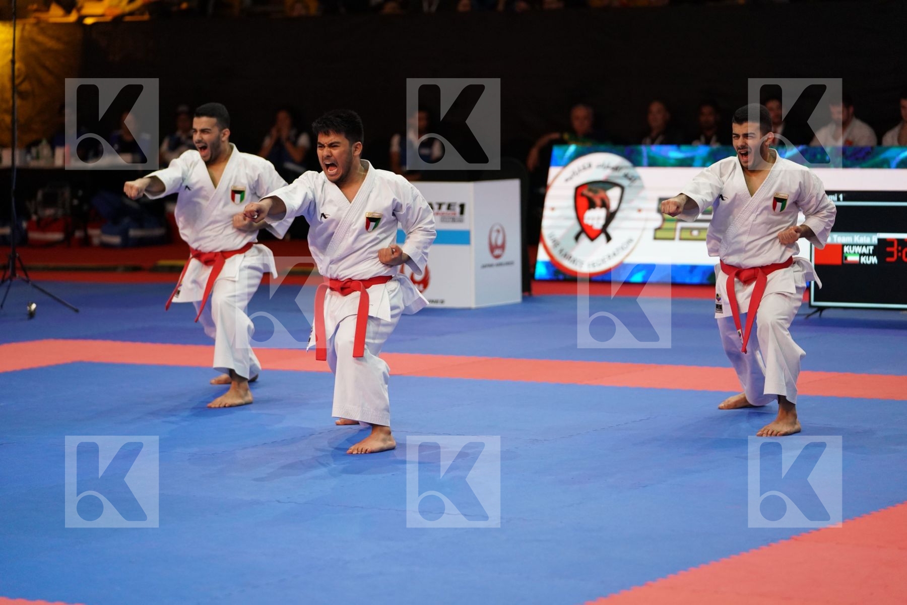KUWAIT in Senior Team Male Kata - Gold bout