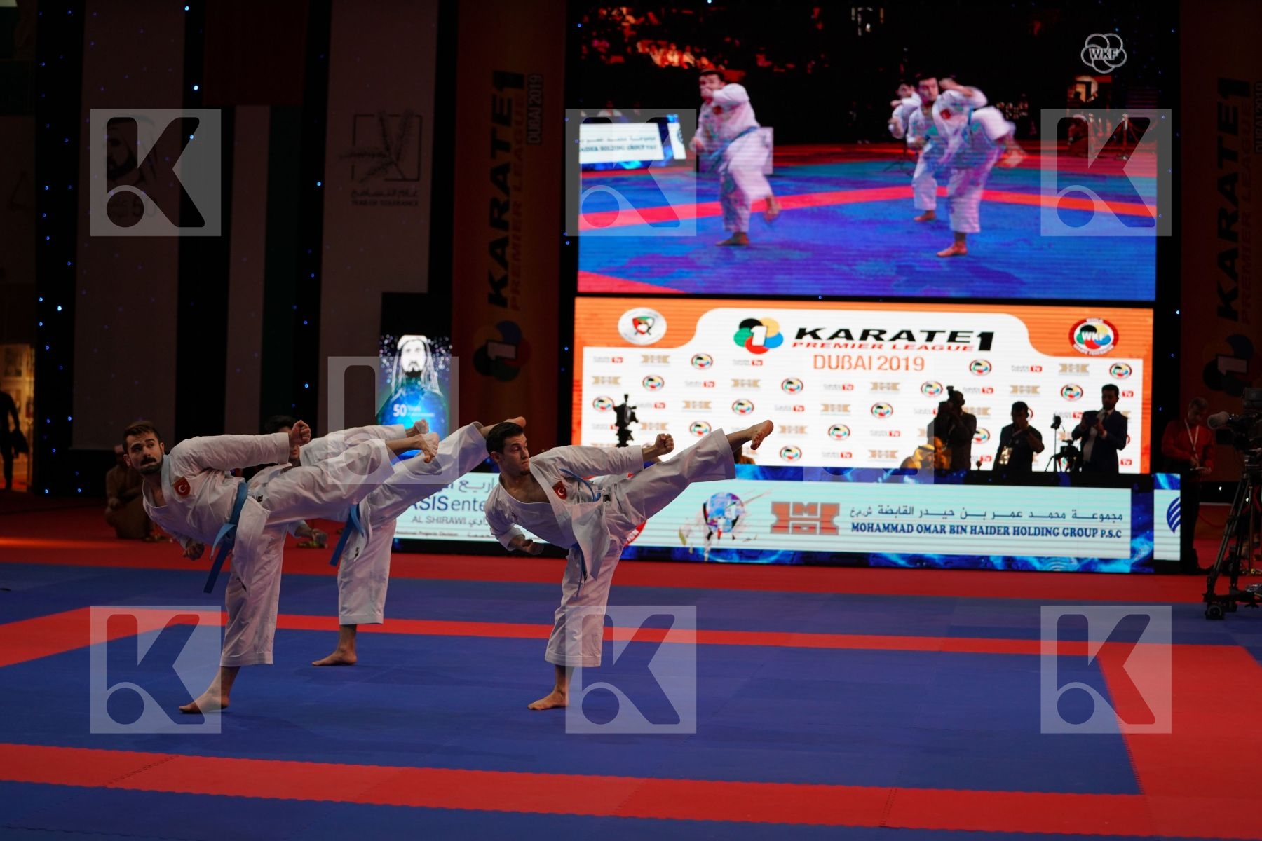 TURKEY in Senior Team Male Kata - Gold bout