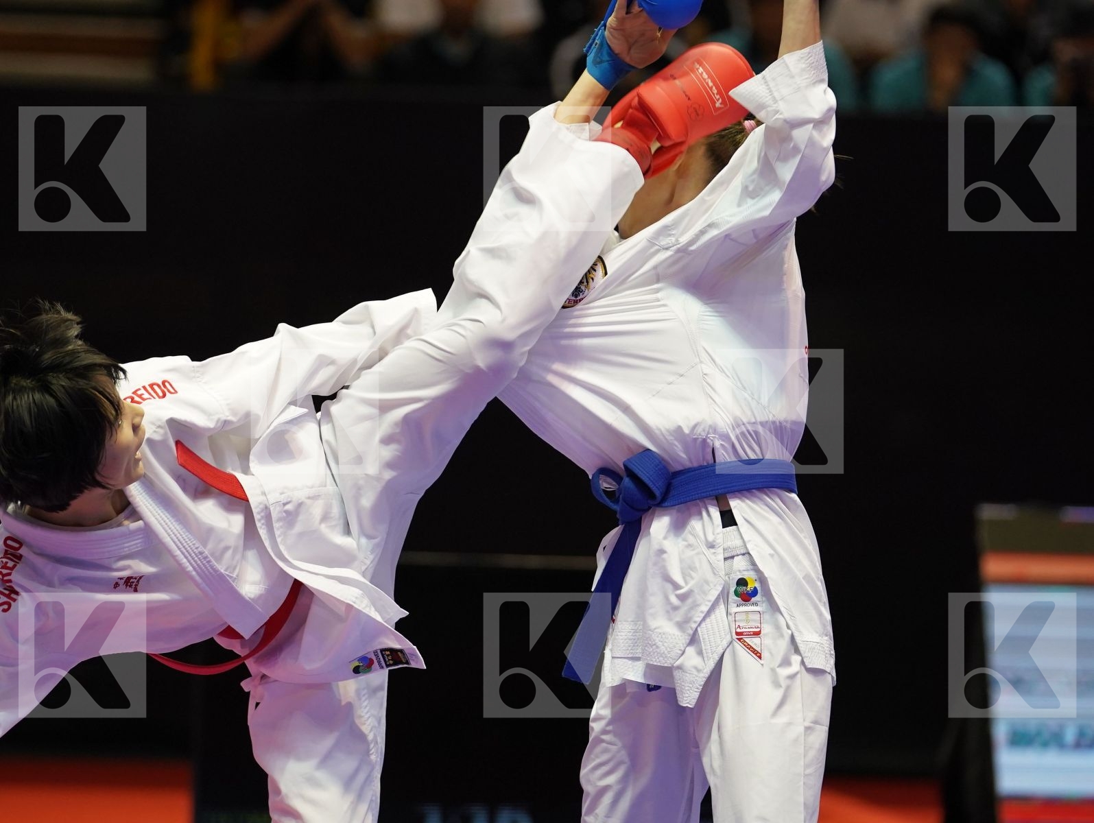 LI RANRAN (China) vs PLANK BETTINA (Austria) in Senior Kumite -50 Kg - Bronze bout
