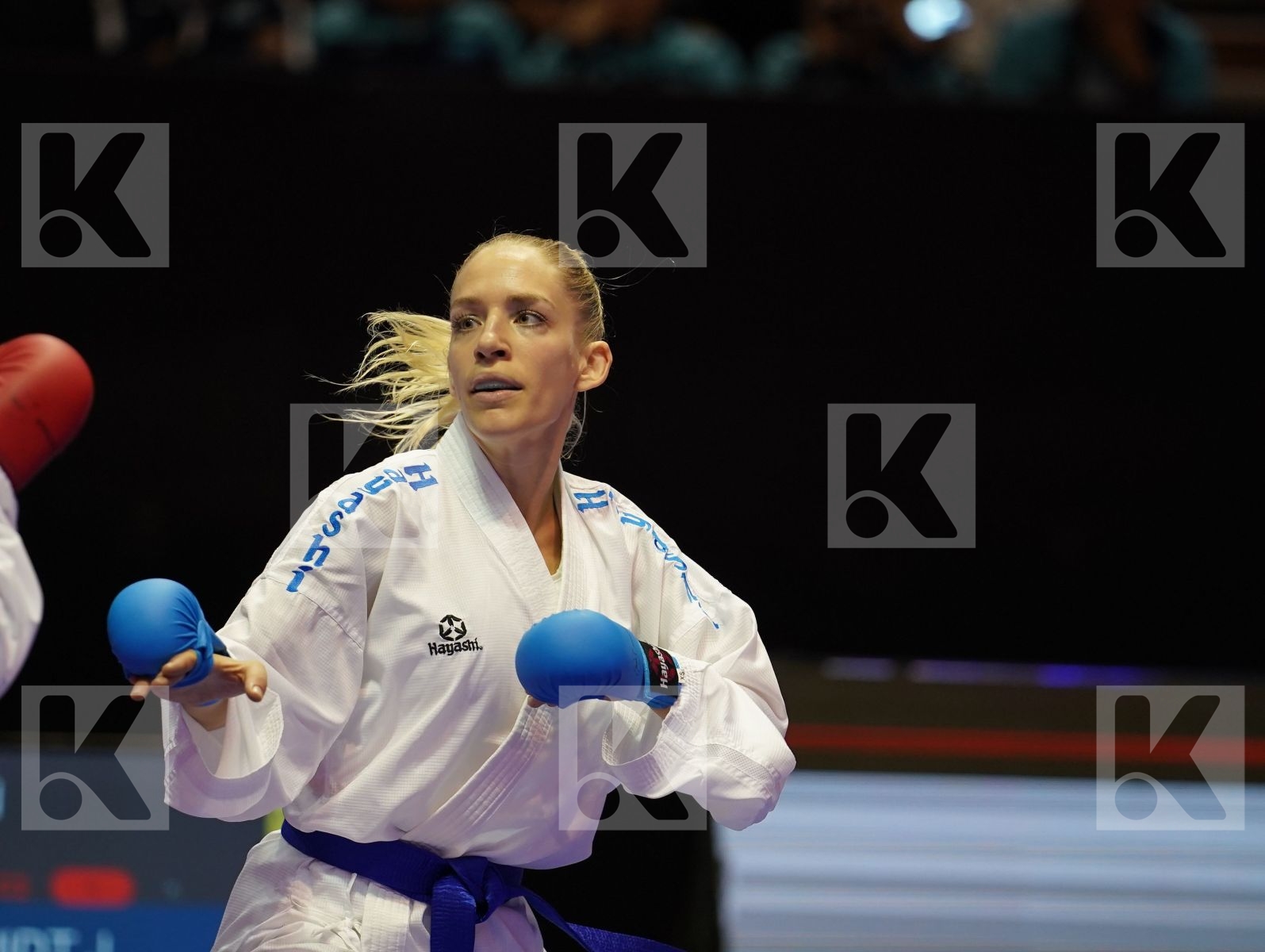 WEN TZU-YUN (Chinese Taipei) vs MESSERSCHMIDT JANA (Germany) in Senior Kumite -55 Kg - Bronze bout