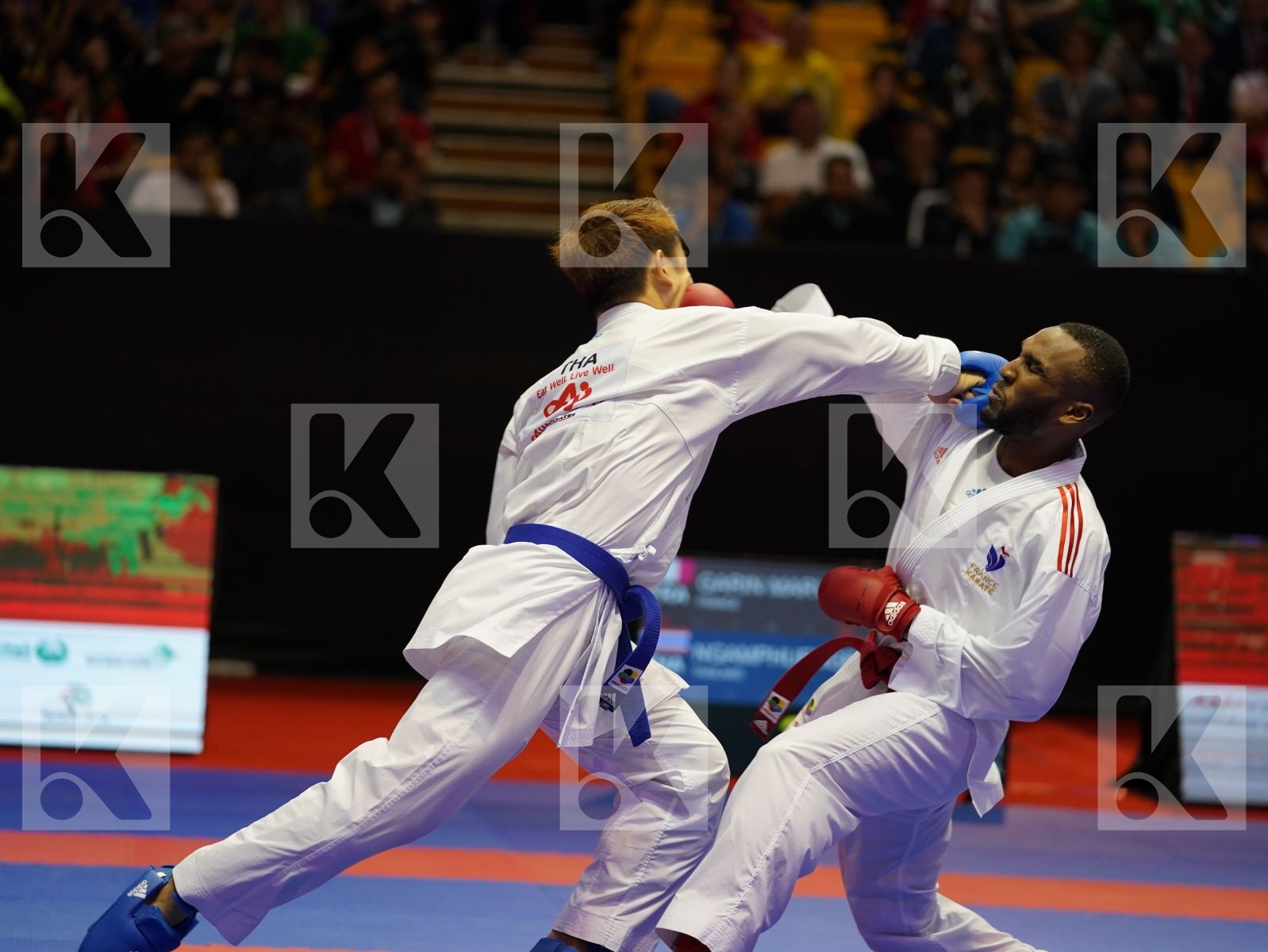 GARIN MARVIN (France) vs NGAMPHUENGPHIT SUPA (Thailand) in Senior Kumite -67 Kg - Bronze bout