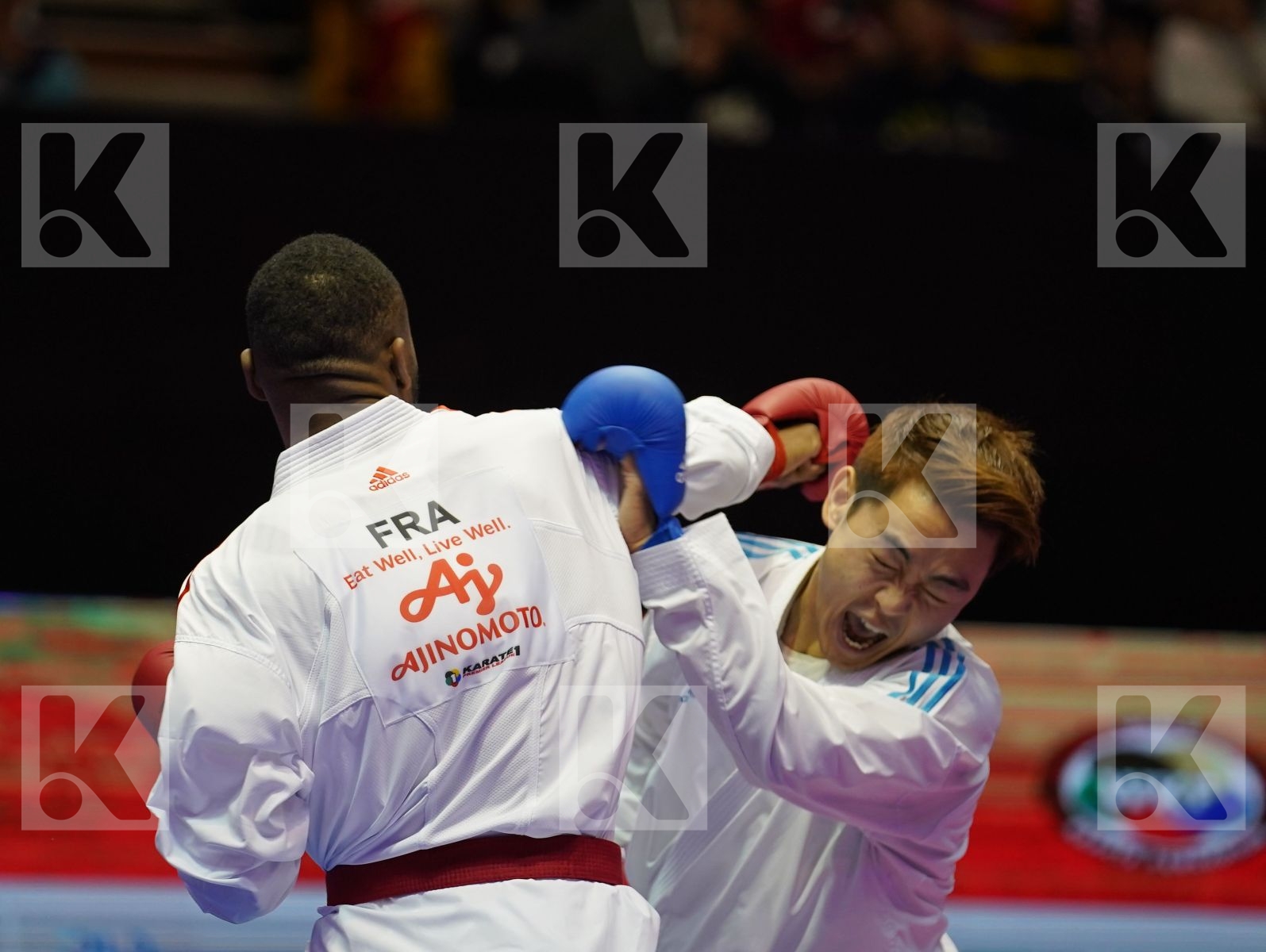 GARIN MARVIN (France) vs NGAMPHUENGPHIT SUPA (Thailand) in Senior Kumite -67 Kg - Bronze bout