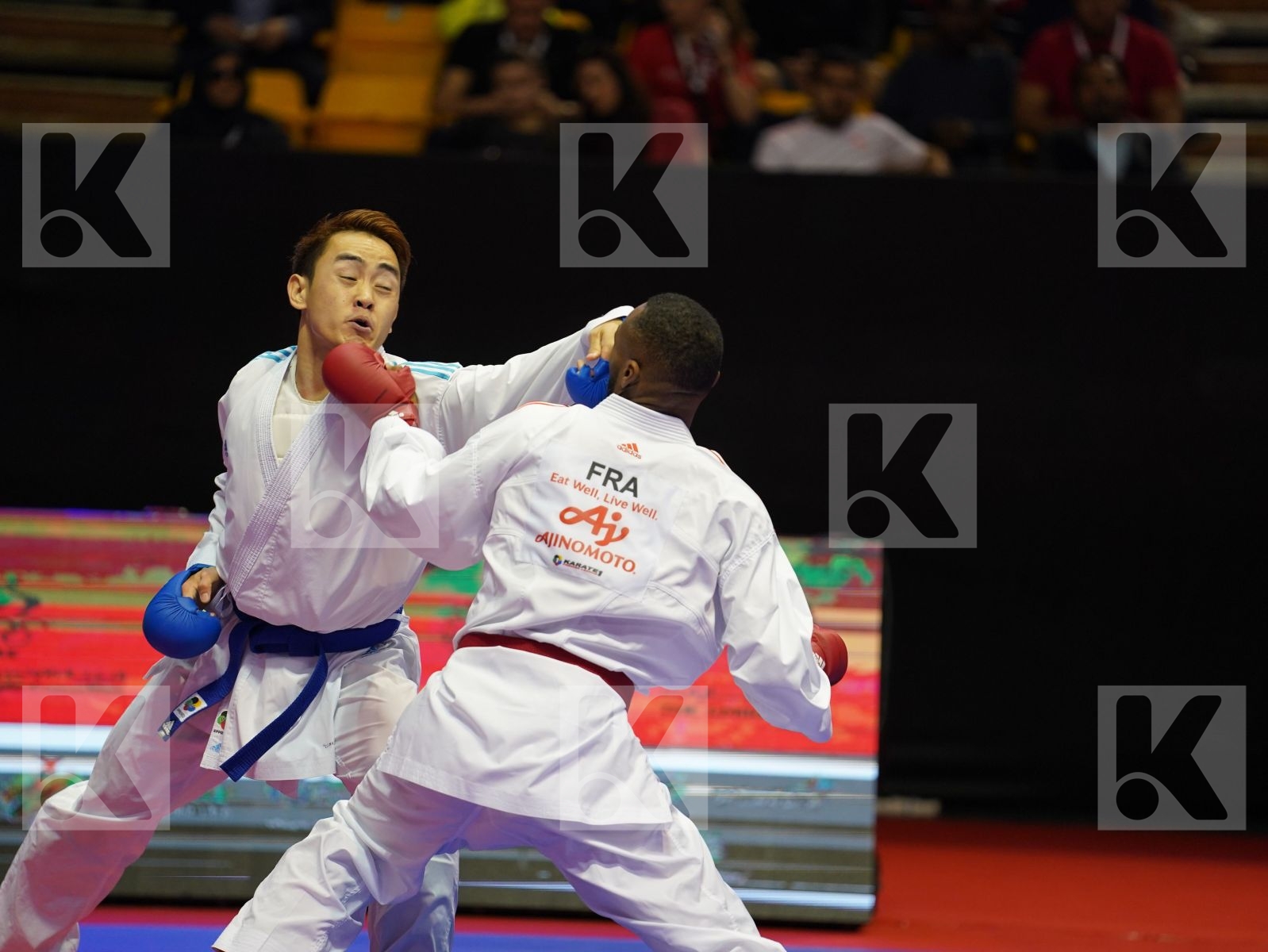 GARIN MARVIN (France) vs NGAMPHUENGPHIT SUPA (Thailand) in Senior Kumite -67 Kg - Bronze bout