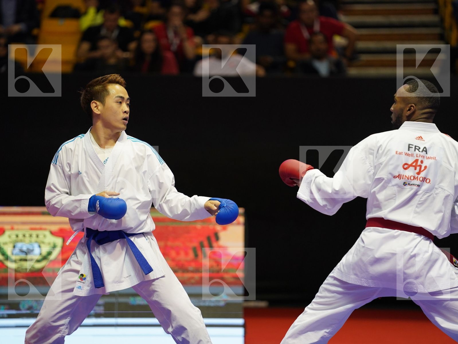 GARIN MARVIN (France) vs NGAMPHUENGPHIT SUPA (Thailand) in Senior Kumite -67 Kg - Bronze bout