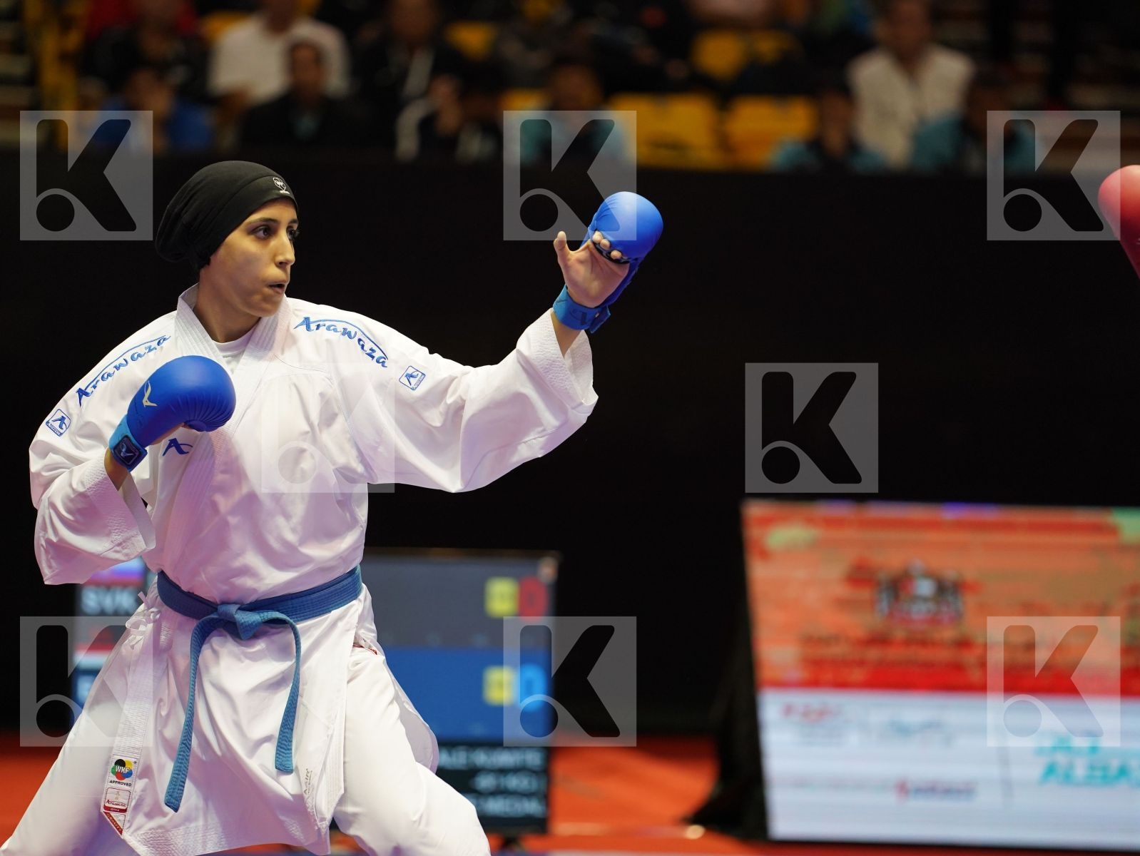 SUCHANKOVA INGRIDA (Slovakia) vs LOTFY GIANA (Egypt) in Senior Kumite -61 Kg - Bronze bout
