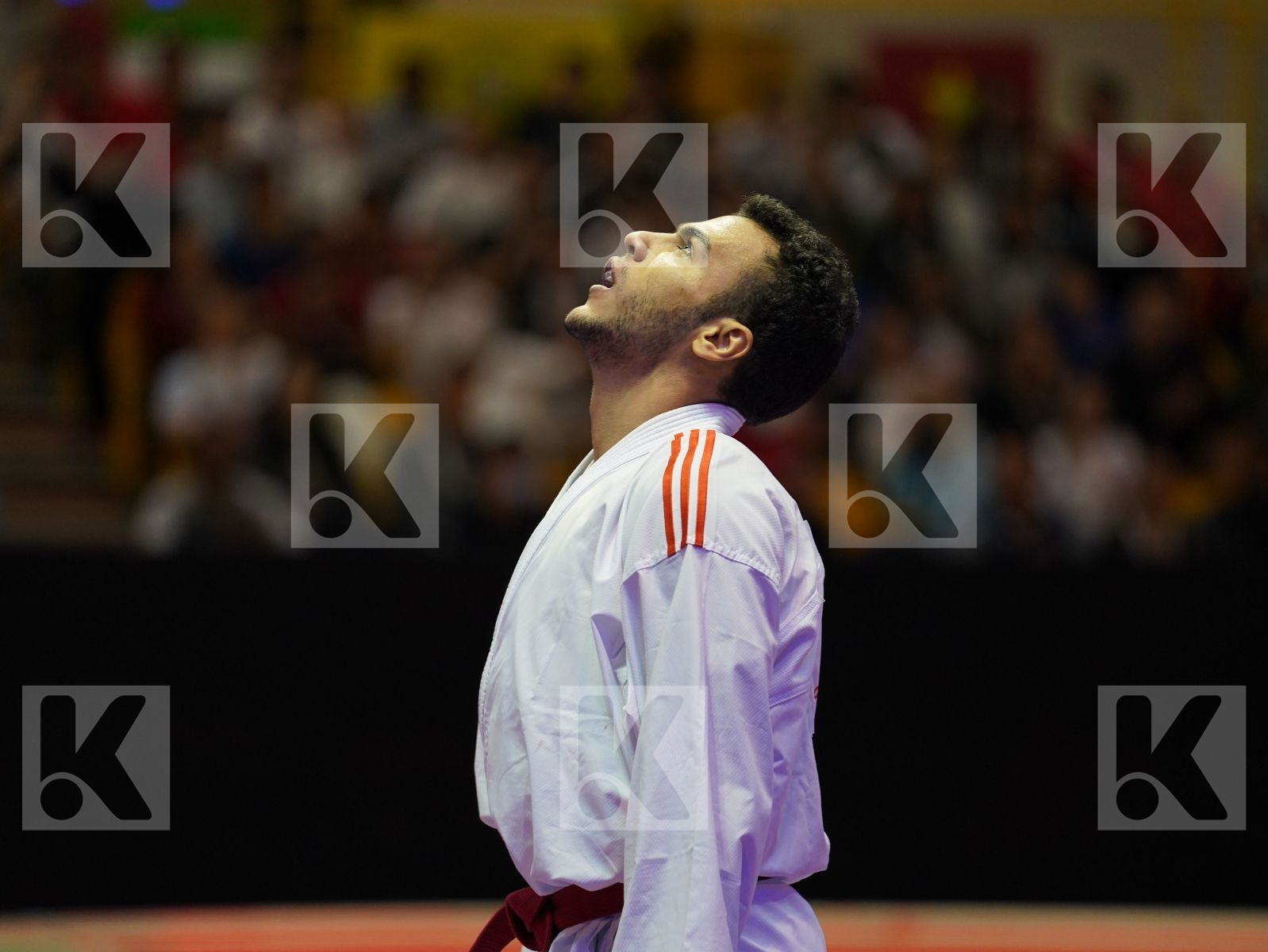 ABDELAZIZ ABDALLA (Egypt) vs AINAZAROV YERMEK (Kazakhstan) in Senior Kumite -75 Kg - Bronze bout
